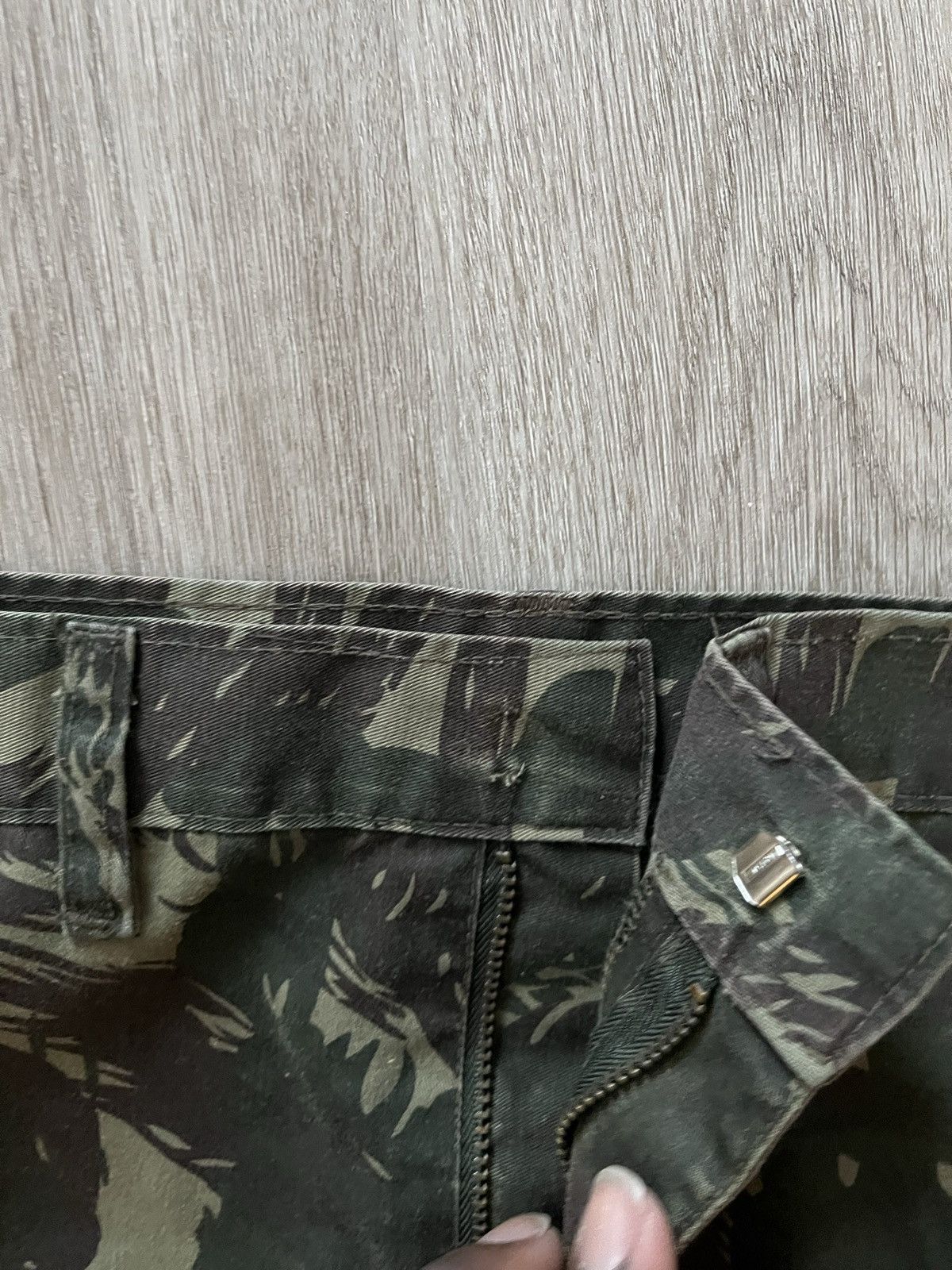 Vintage 1998 Original Brazil Army Issue Lizard Camo Trousers Size US 32 / EU 48 - 13 Thumbnail