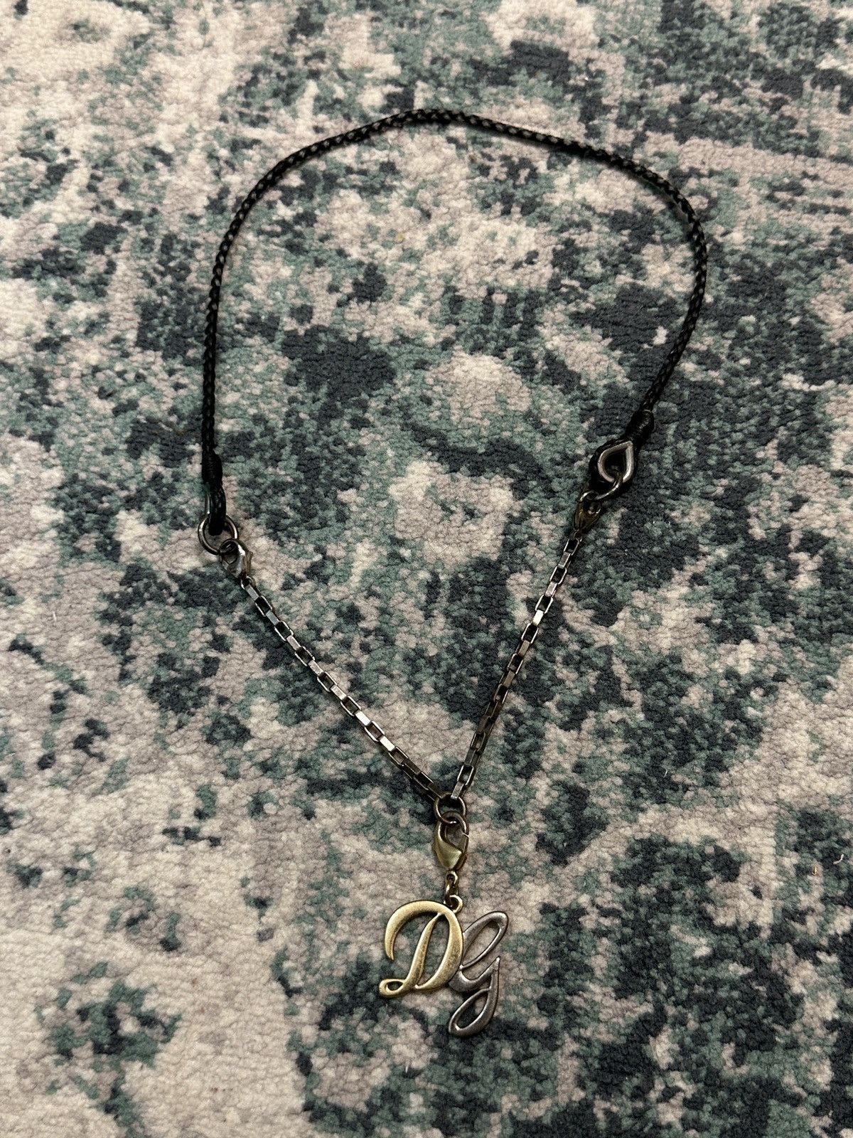 Dolce & Gabbana Vintage Dolce & Gabbana D&G 2 Way Leather Logo Necklace Size ONE SIZE - 3 Thumbnail
