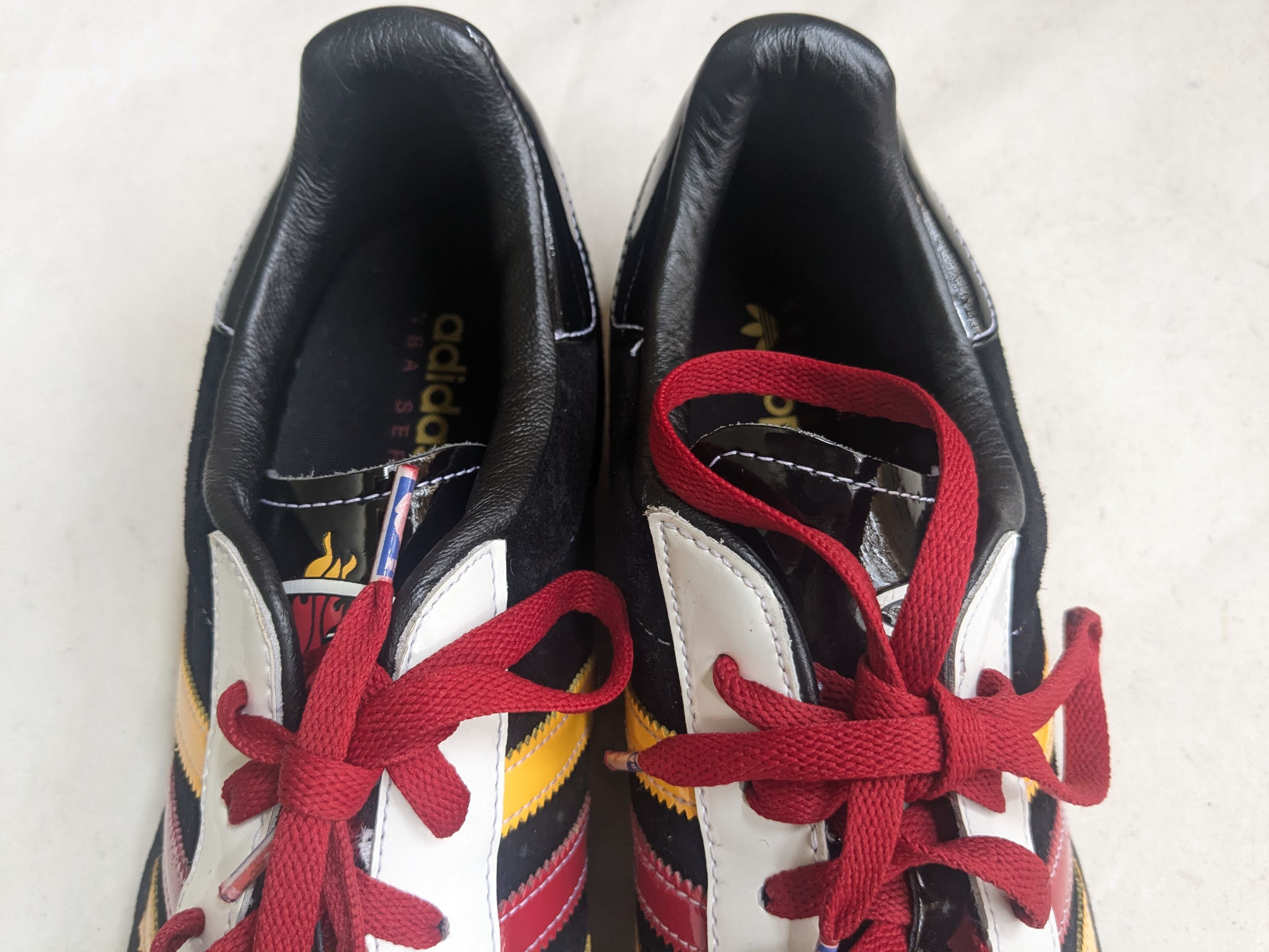Adidas adidas Superstar NBA Series Miami Heat 014154 13 Black Red Size US 13 / EU 46 - 3 Thumbnail