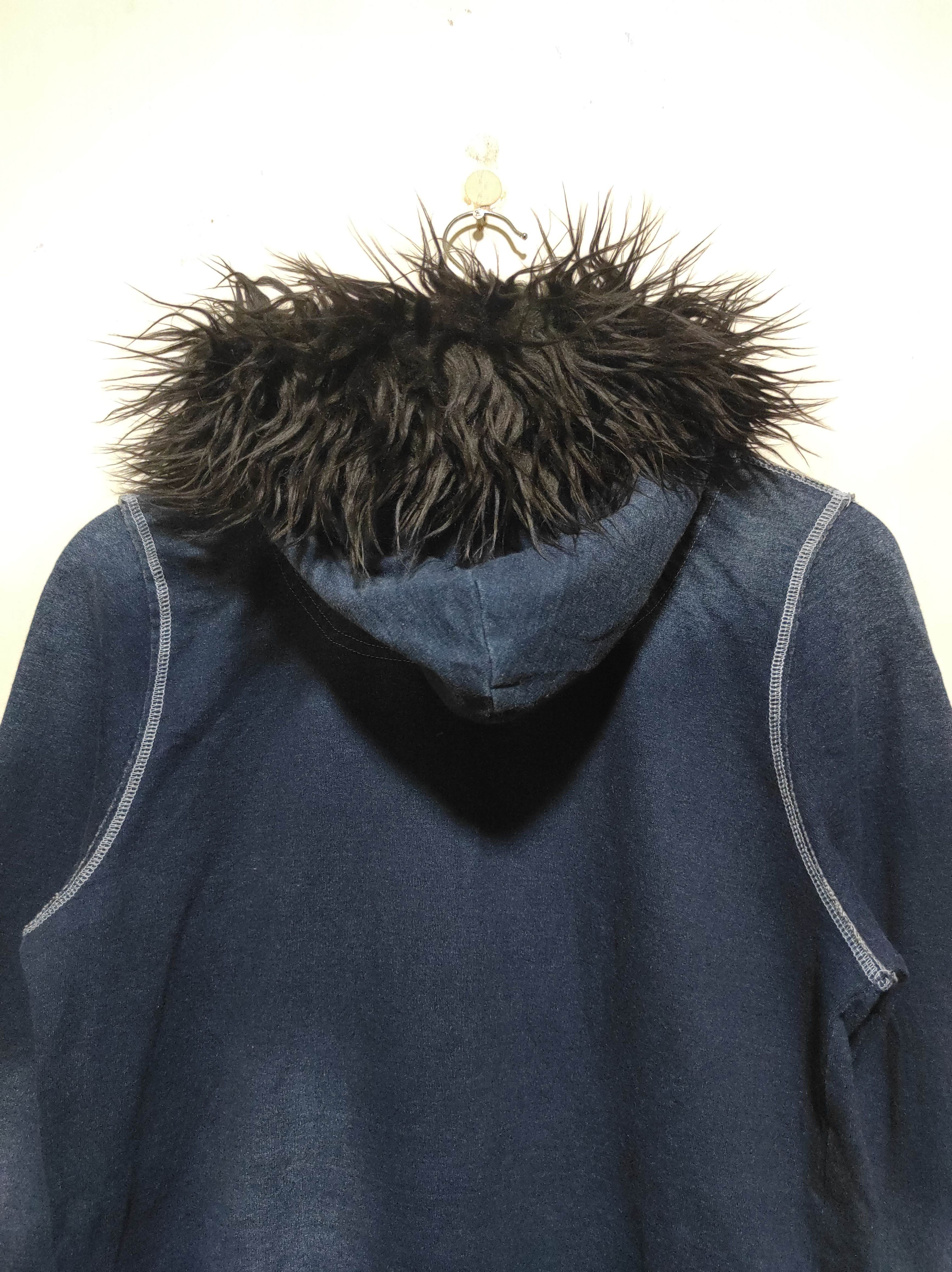 Hysteric Glamour Une brise denim wash Zip Fur Hoodie LGB IfSixWasNine style Size US M / EU 48-50 / 2 - 12 Thumbnail