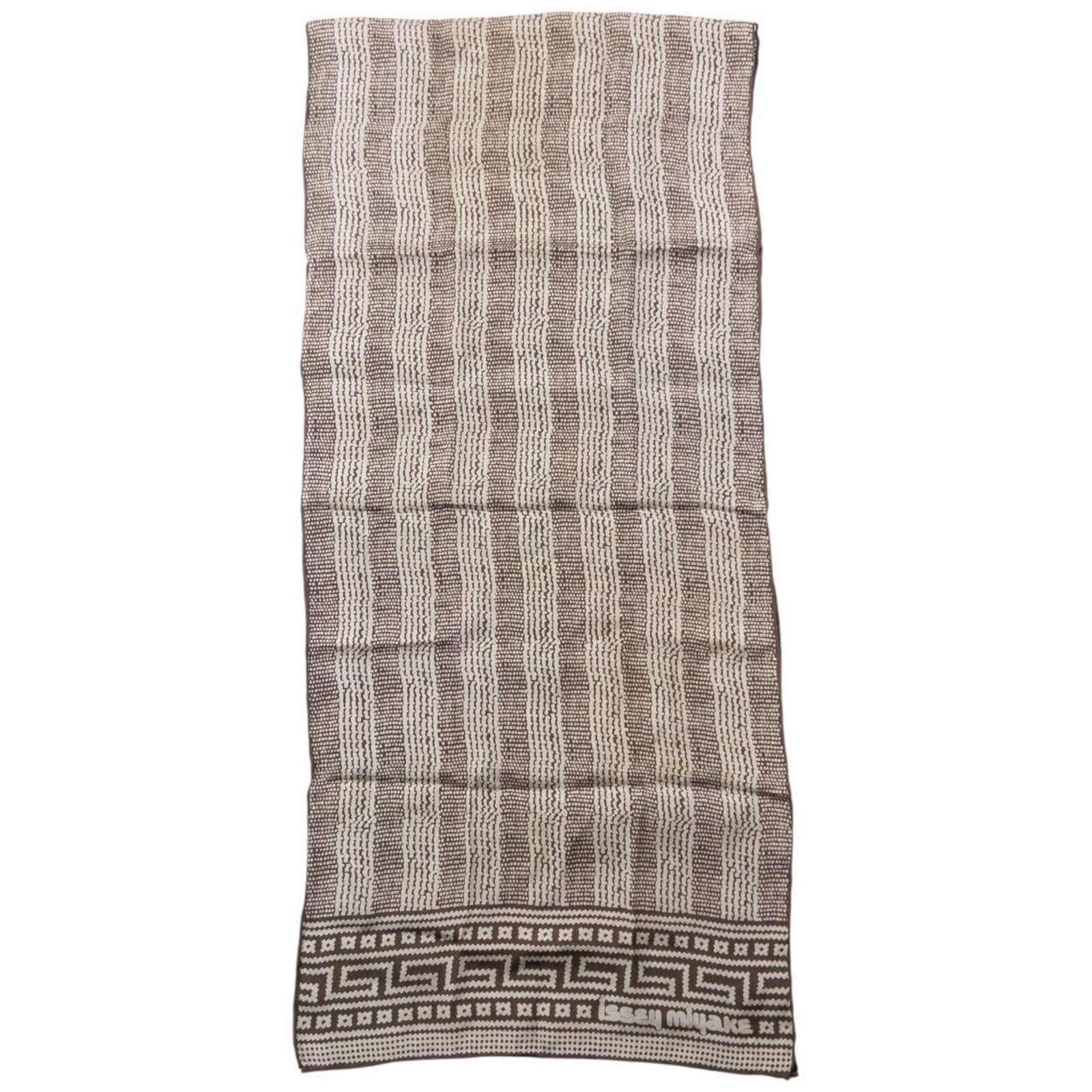 Issey Miyake Vintage 2000s Issey Miyake Pattern Silk Scarf Size ONE SIZE - 2 Thumbnail