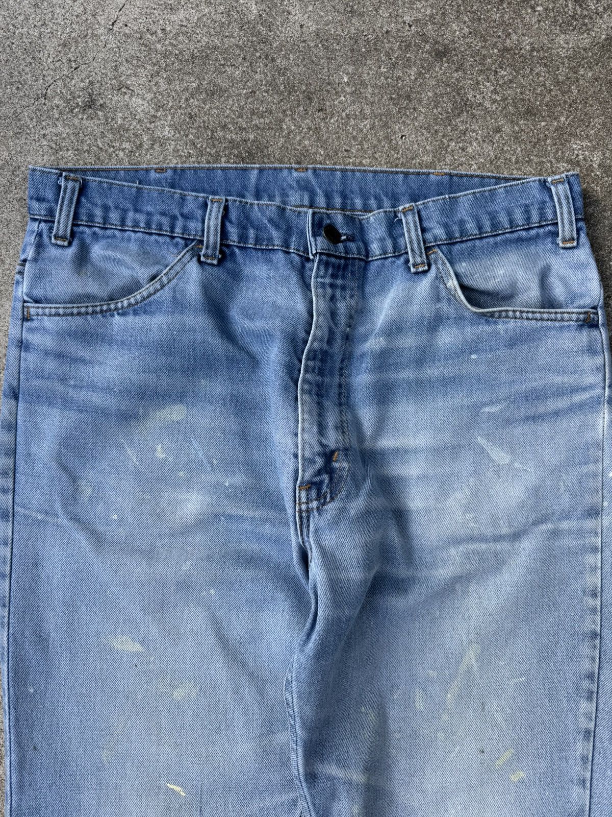 Levi's × Vintage Vtg 80s Levi’s 646 Orange Tab Bellbottom Flare Jeans 35x31 Size US 35 - 4 Thumbnail