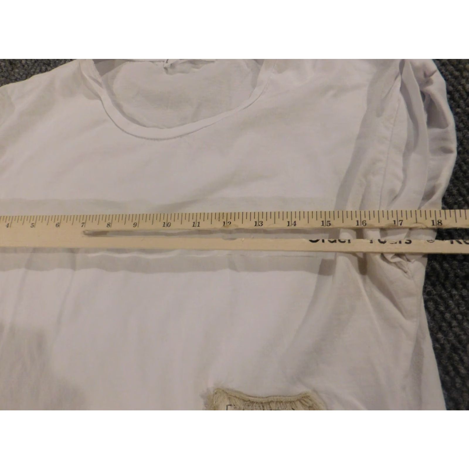 Mango Mango White Blouse Extra Small SS Short Sleeve Regular Knit Polyester Crew Neck Pullover Button-Down Accent Basic Casual Female Women Size XS / US 0-2 / IT 36-38 - 6 Thumbnail