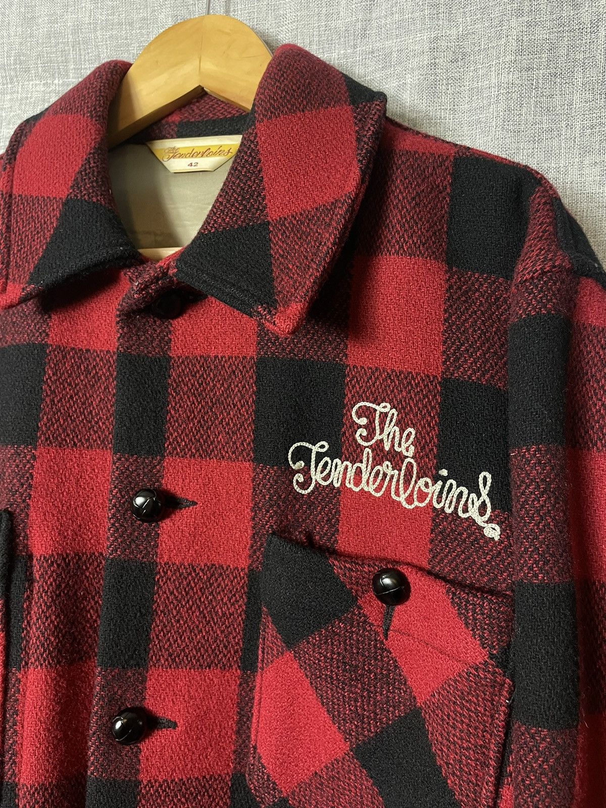 At Last & Co Rare Tenderloin Flannel CPO Jacket Size US L / EU 52-54 / 3 - 2 Thumbnail