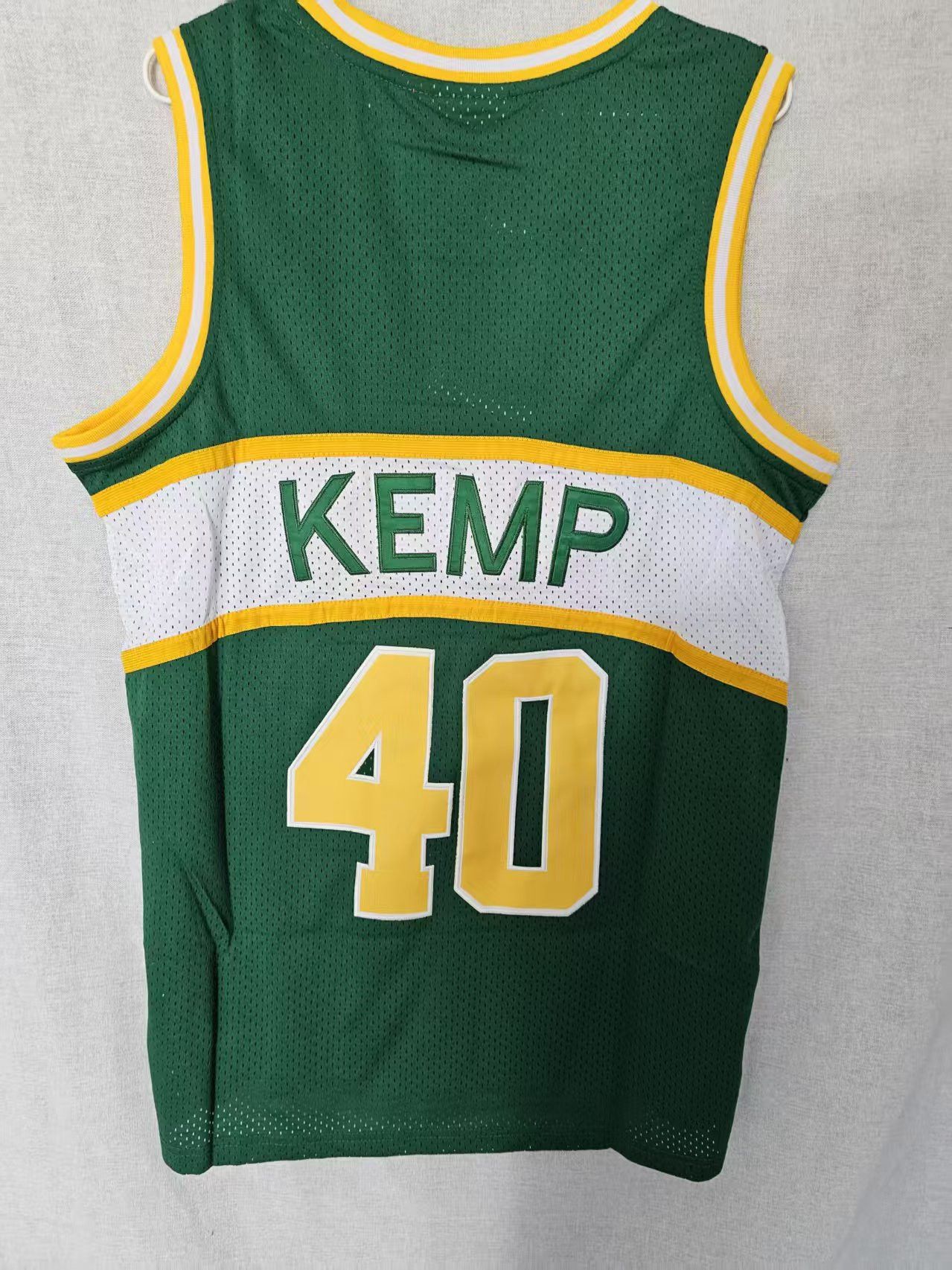 NBA Seattle SuperSonics 40 Shawn Kemp Jersey Green Size US XL / EU 56 / 4 - 2 Thumbnail