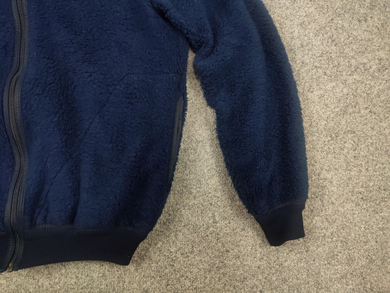 Helly Hansen Vintage 80s Helly Hansen Deep Pile Sherpa Fleece Navy Jacket Size US M / EU 48-50 / 2 - 5 Thumbnail