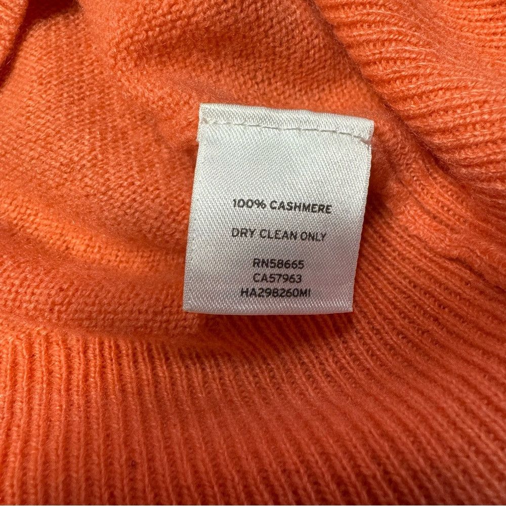 Other Halogen Cashmere V-Neck Orange Sweater Size S Size S / US 4 / IT 40 - 8 Thumbnail