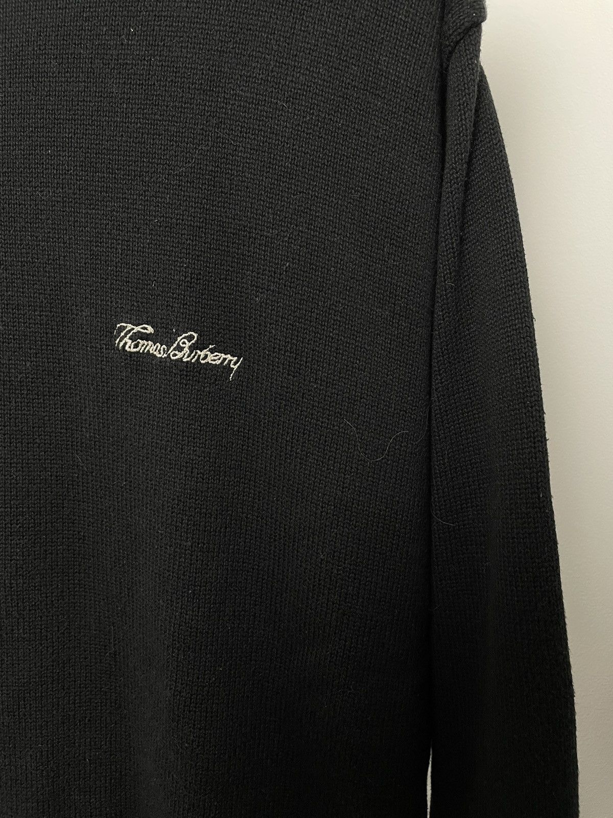 Burberry Tomas Burberry Vintage knit sweater 90s Size US XL / EU 56 / 4 - 4 Thumbnail