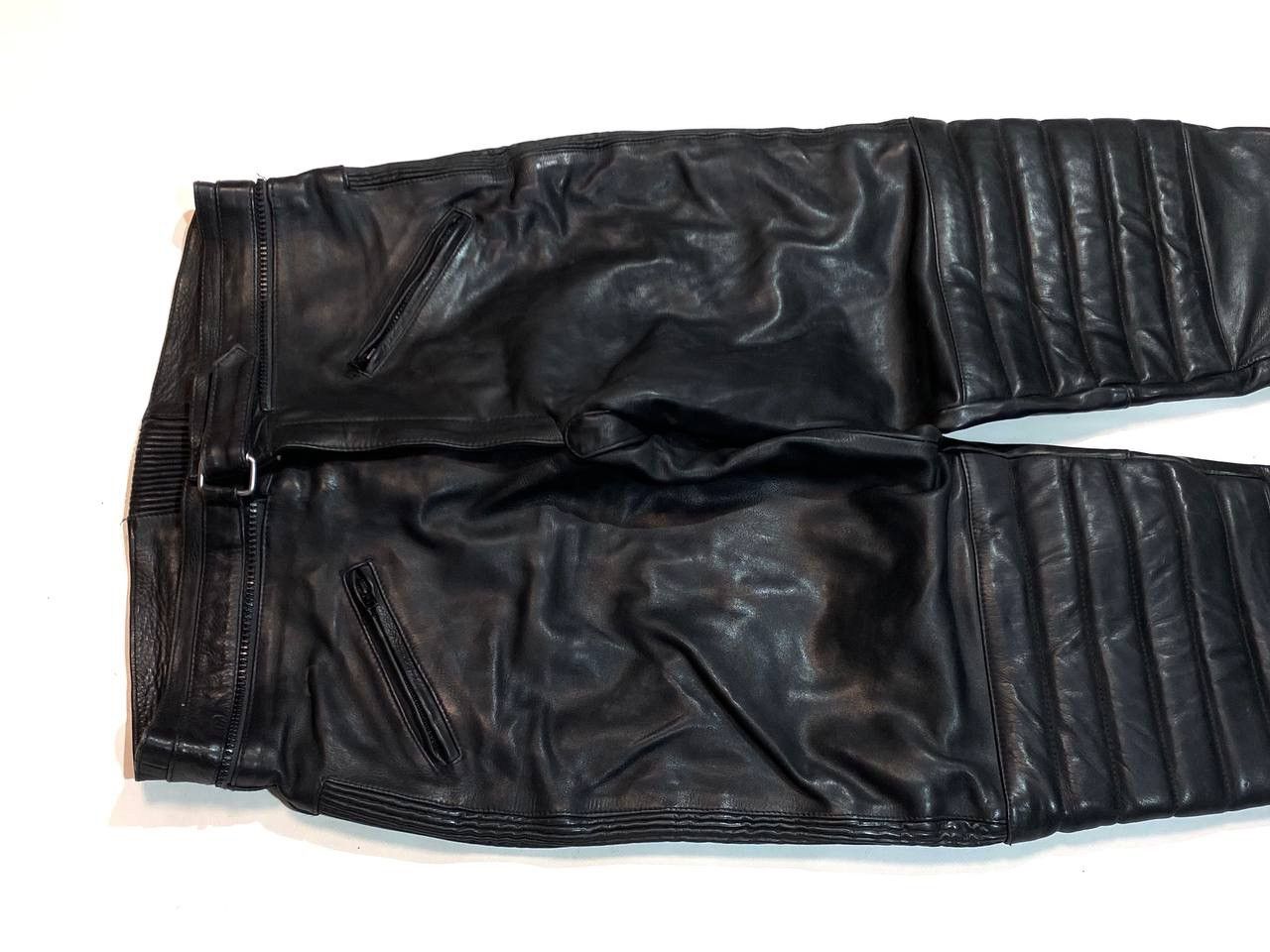Japanese Brand × Vintage Akito Racing Moto Leather Pants Vintage Size US 36 / EU 52 - 4 Thumbnail