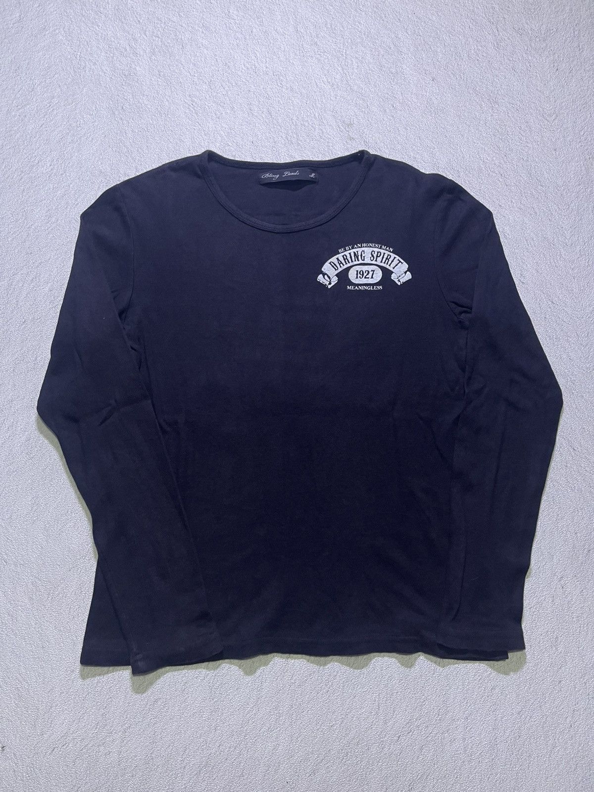 Japanese Brand Y2K BLING LEADI long sleeve tshirt Size US M / EU 48-50 / 2 - 3 Thumbnail