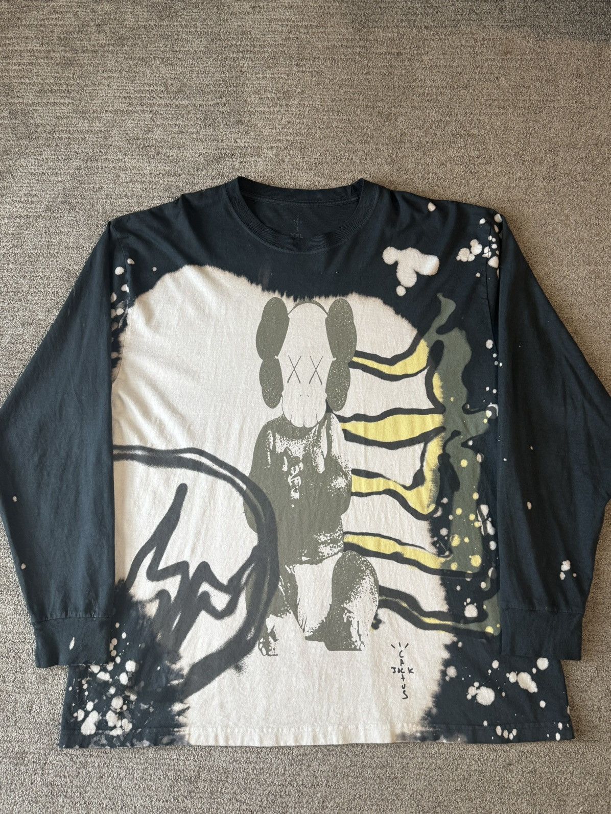 Fragment Design × Kaws × Travis Scott Cactus Jack x Kaws x Fragment Longsleeve Tee Size US XXL / EU 58 / 5 - 1 Thumbnail