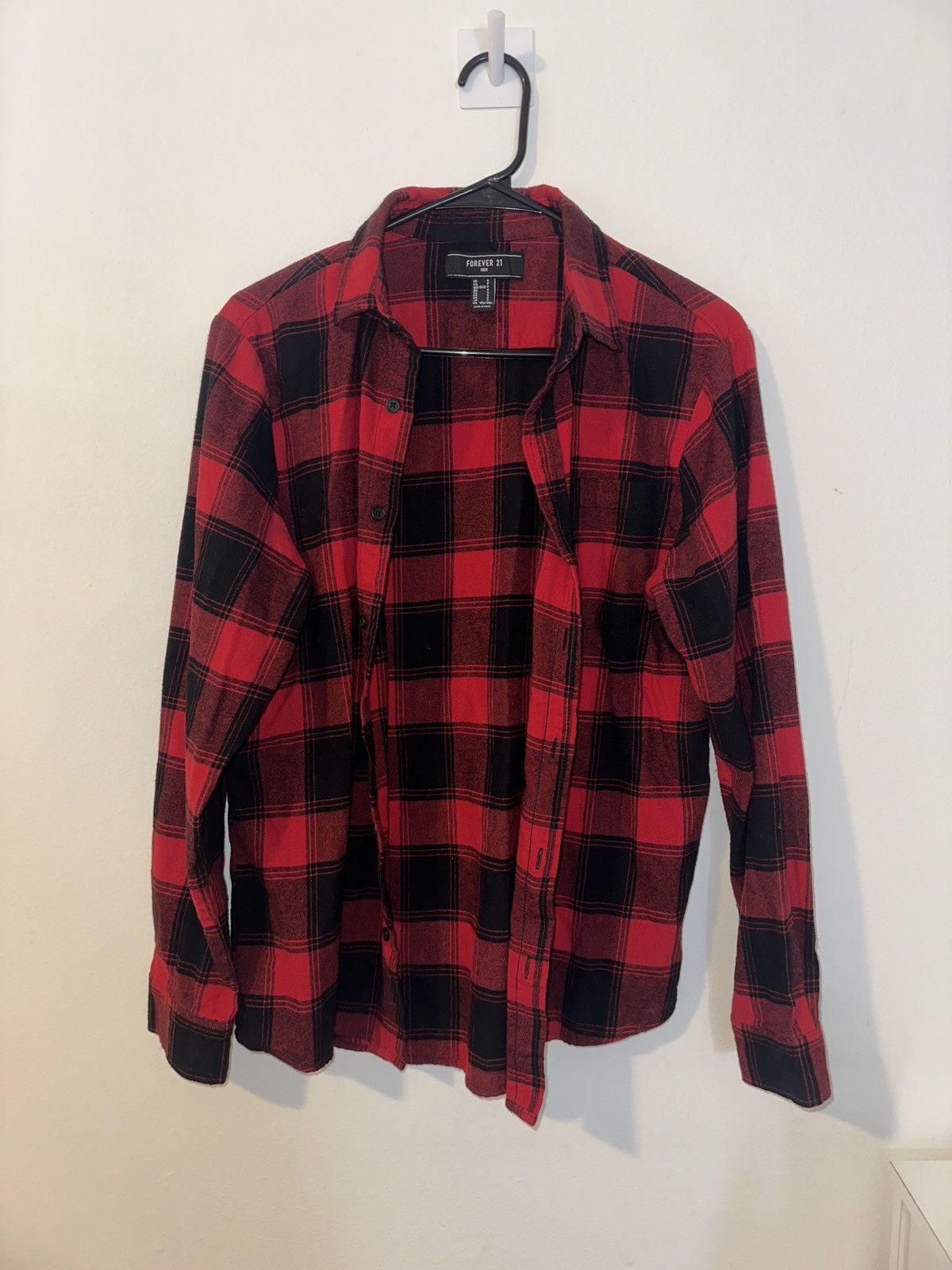 Forever 21 Men’s Long Sleeve Button Down Flannel Size US S / EU 44-46 / 1 - 1 Thumbnail