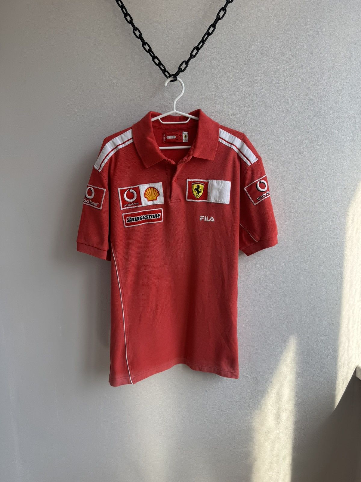 Fila Ferrari Vintage 90s Racing Shirt Fila Tee Rare Formula F1 Size US L / EU 52-54 / 3 - 1 Thumbnail
