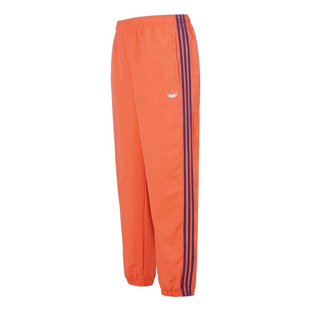 Adidas Adidas Originals Woven 3 Stripe Pants Orange & Navy Size US 34 / EU 50 - 6 Thumbnail