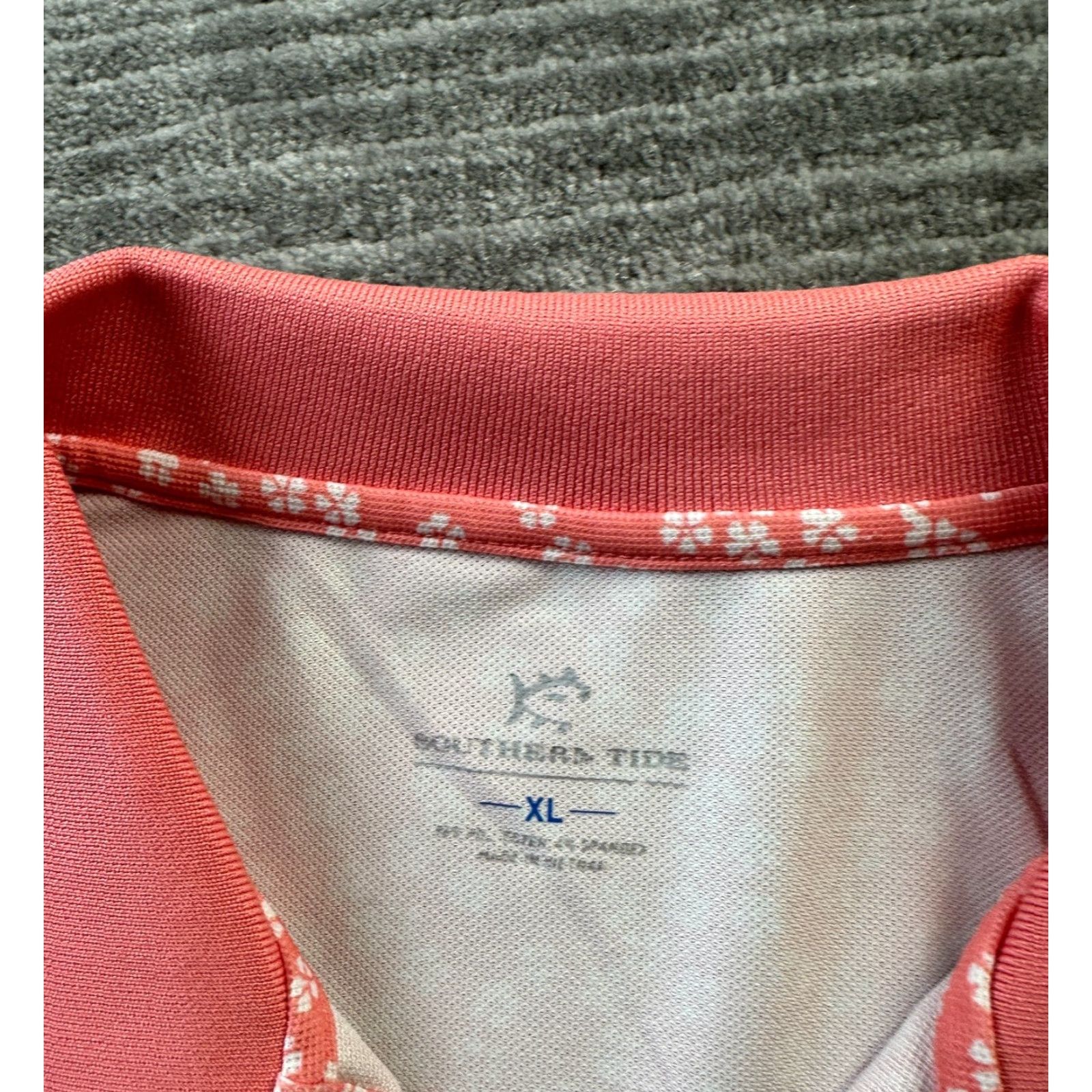 Southern Tide Southern Tide Polo Shirt Mens All Over Print Floral Extra Large Golf Performance Size US XL / EU 56 / 4 - 6 Thumbnail