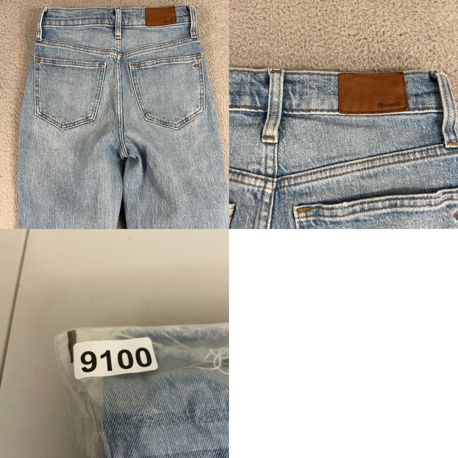 Madewell Madewell The Mid Rise Perfect Vintage Jean Women's Size 25 Light Wash Distressed Jeans Size 42" / US 20 - 9 Thumbnail
