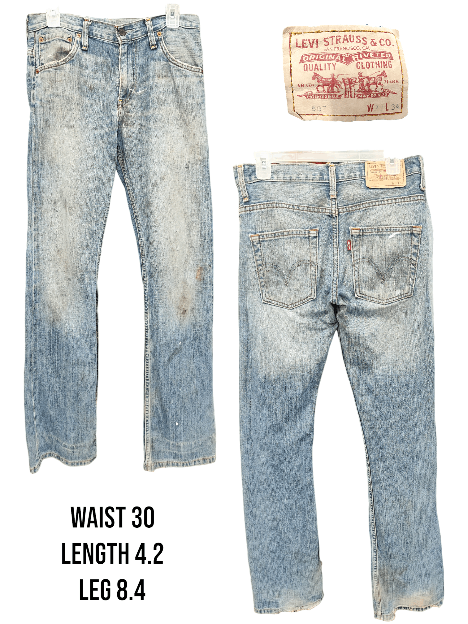 visvim size 1 21AW EIGER SANCTION PANTS DMGD Khaki Worn Arm