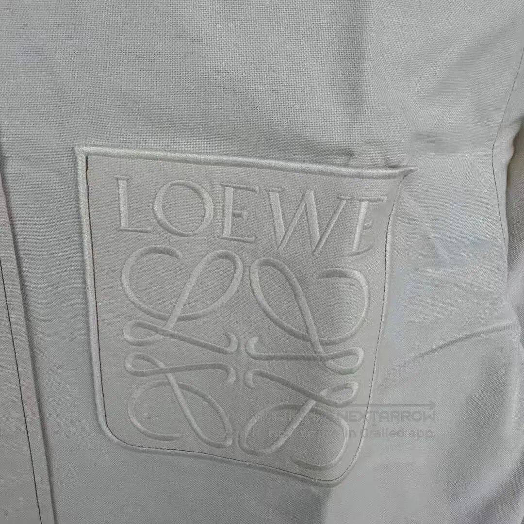 Loewe Loewe New Pocket Embroidered Logo Denim Shirt. Size S / US 4 / IT 40 - 3 Thumbnail