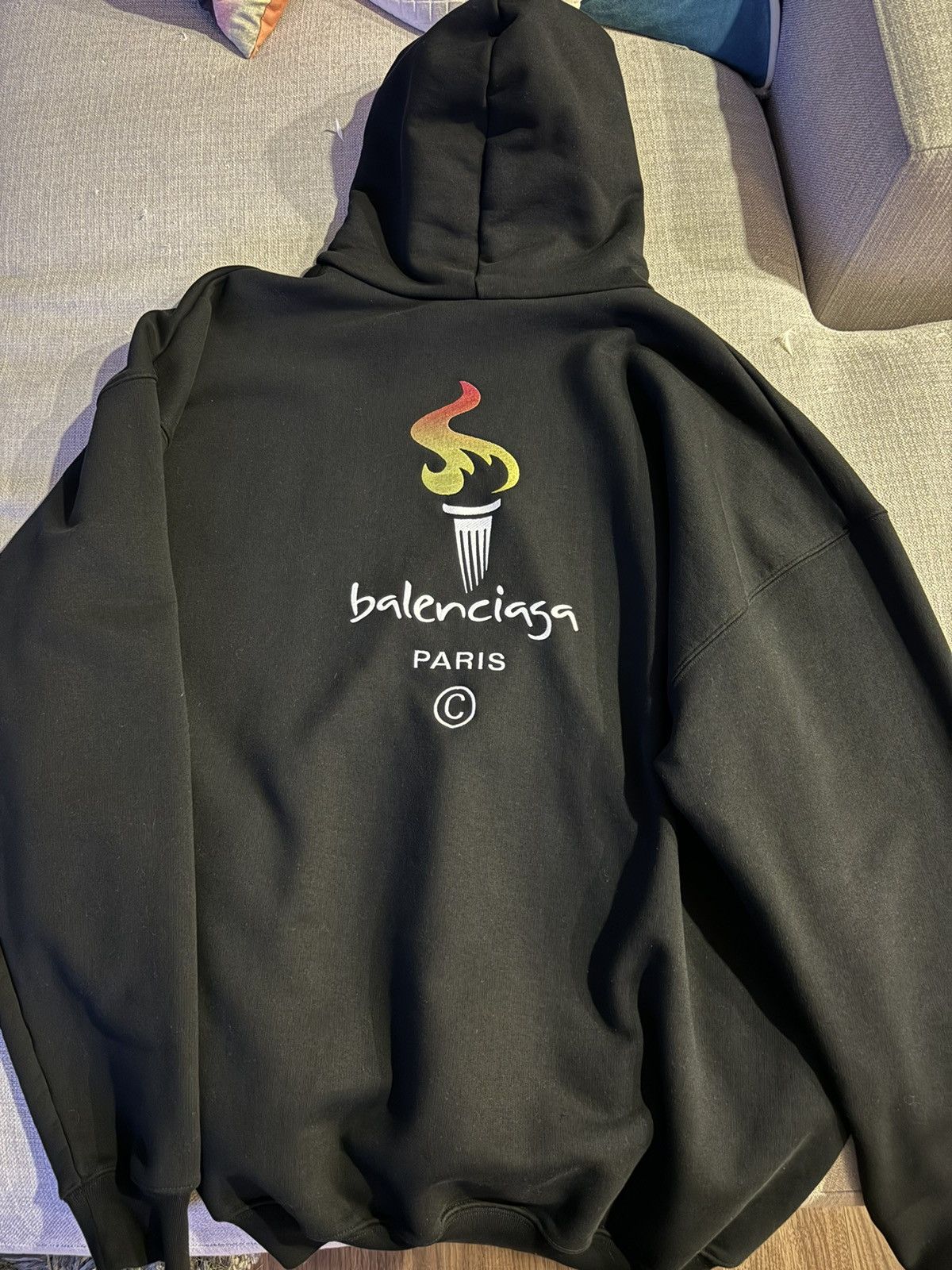 Balenciaga Balenciaga oversized hoodie Size US XXS / EU 40 - 1 Thumbnail