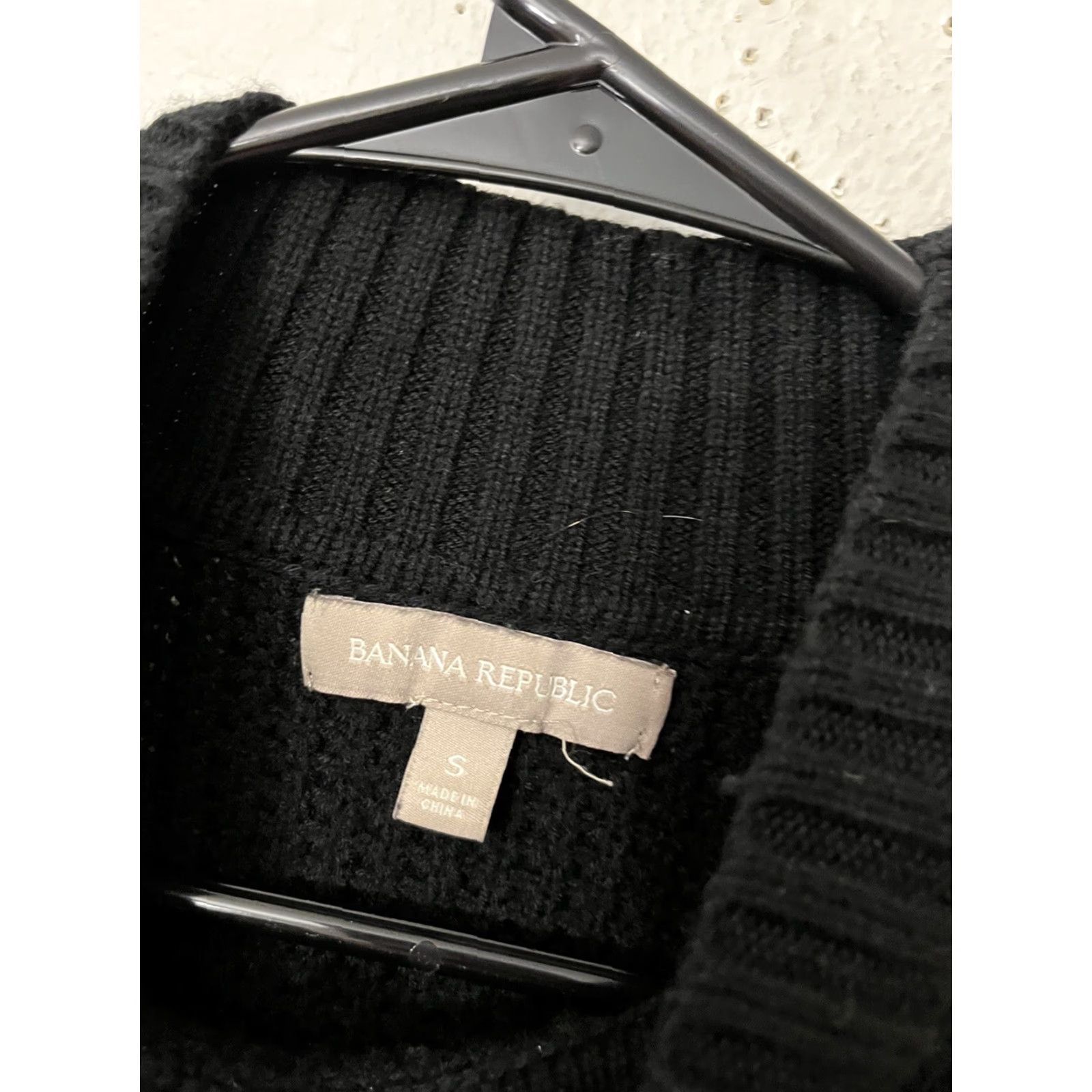 Banana Republic Banana Republic Sweater Womens Black Small Long Sleeve Crew Business Size S / US 4 / IT 40 - 3 Thumbnail