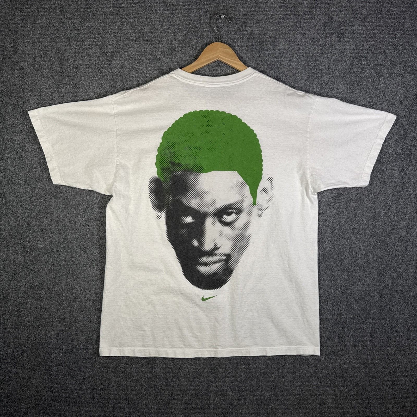 【新品/本物】90's NIKE/Rodman/ロドマン/Tシャツ:Ｌ NIKE - ナイキ ロッドマン Tシャツ 90s RODMANの通販 by 爆安