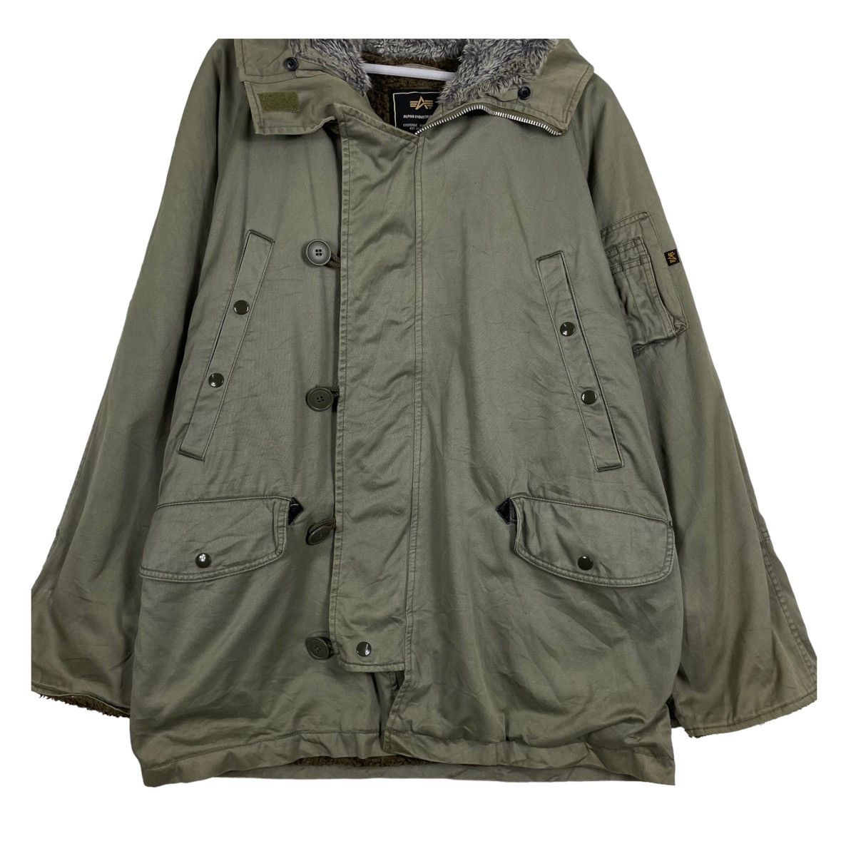 Alpha Industries × Vintage 💥ALPHA INDUSTRIES FIELD SURVIVAL WARM JACKET Size US L / EU 52-54 / 3 - 5 Thumbnail