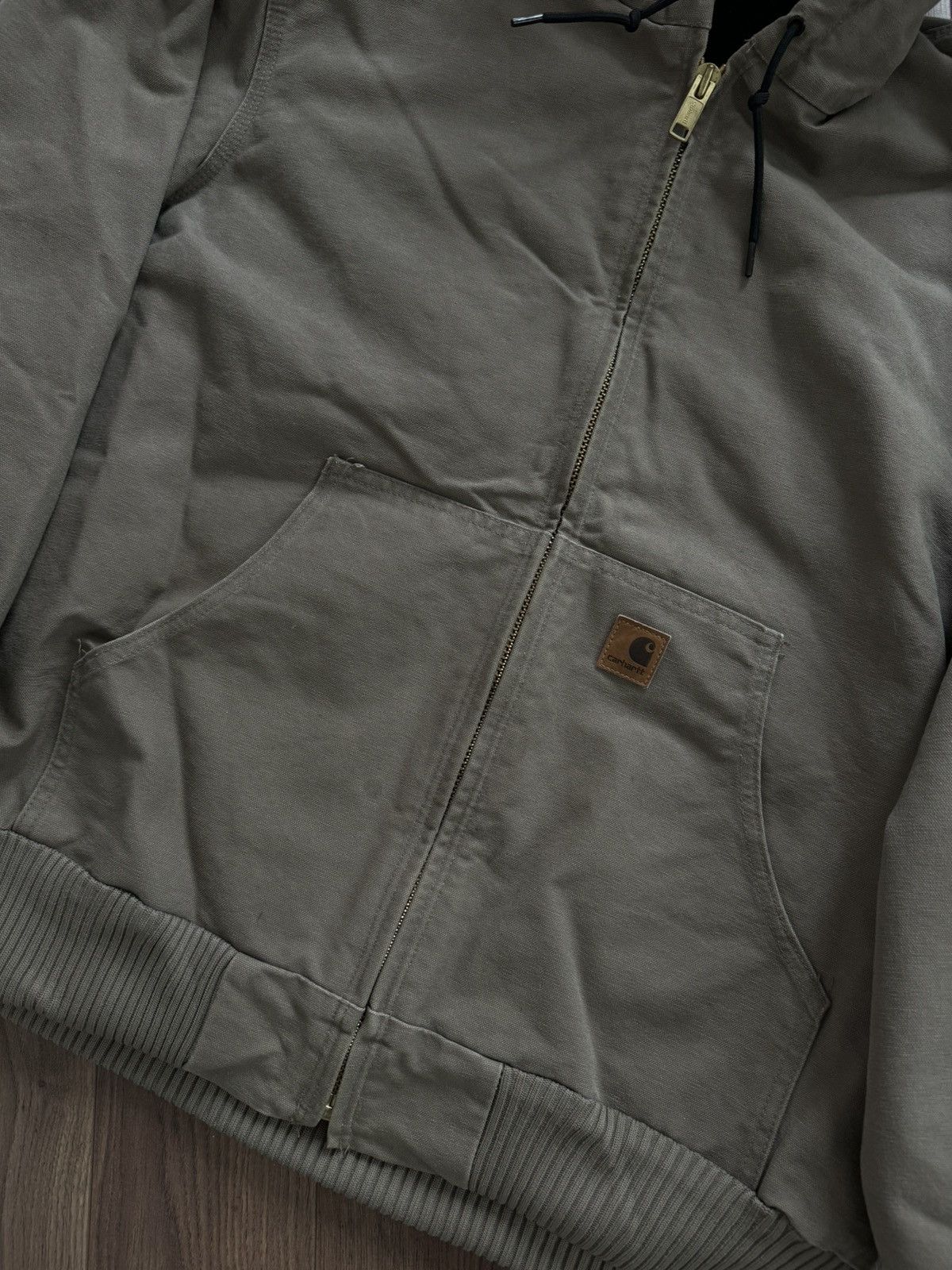 Carhartt Carhartt J130 Beige quilted flannel jacket coat Size US XL / EU 56 / 4 - 3 Thumbnail