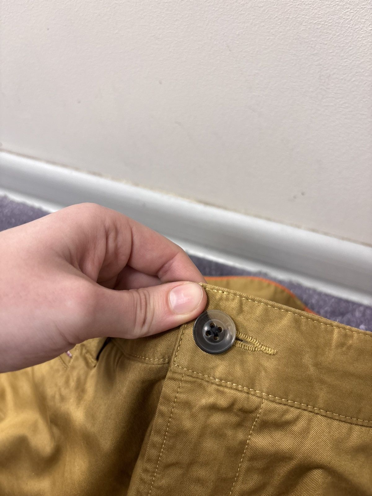 Diesel Diesel P-Madox NWT Men’s Mustard Orange Straight Fit Pants Size US 32 / EU 48 - 9 Thumbnail