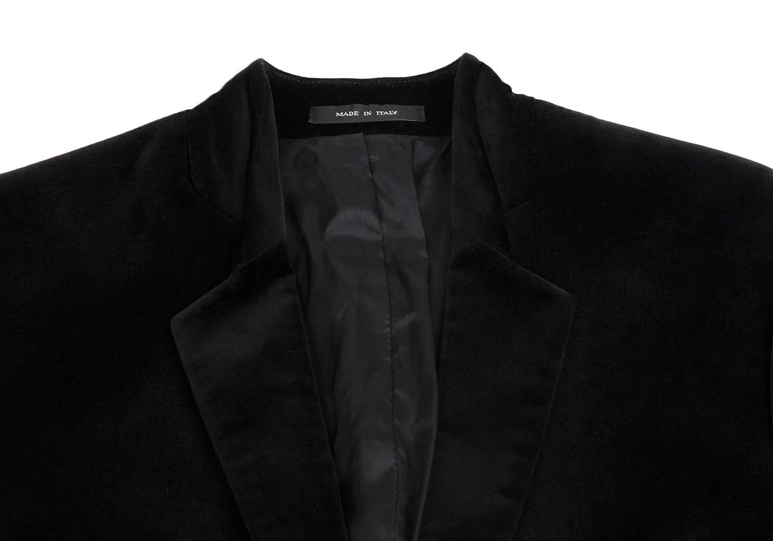 Emporio Armani Velvet 1-Button Jacket in Black Size 46 Size US S / EU 44-46 / 1 - 2 Thumbnail
