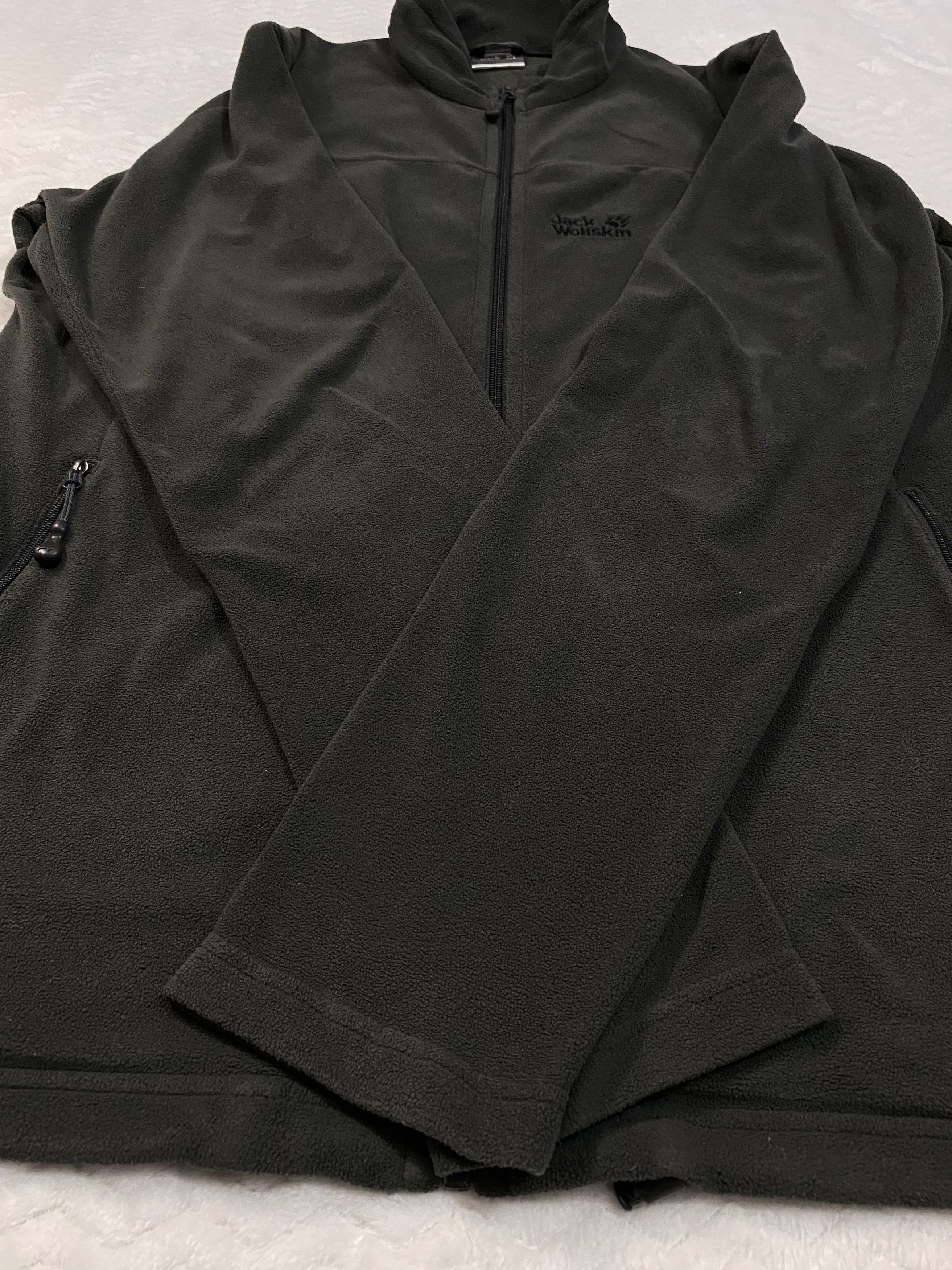Jack Wolfskin × Vintage JACK WOLFSKINS ZIP FLEECE SWEATSHIRT Size US XL / EU 56 / 4 - 4 Thumbnail