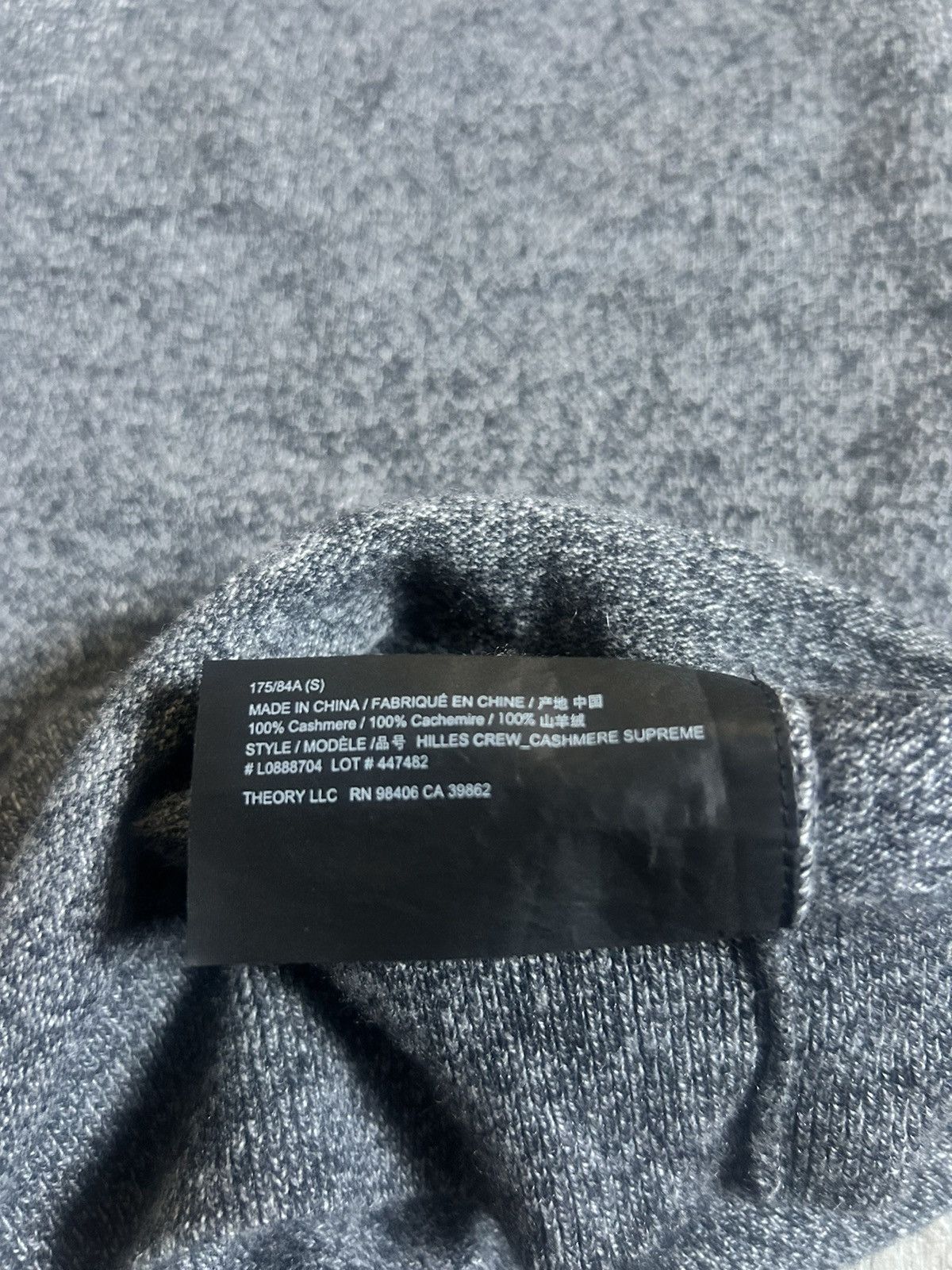 Theory Theory hilles crewneck sweater in cashmere Size US S / EU 44-46 / 1 - 5 Thumbnail