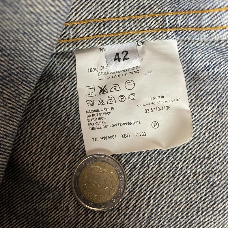 Other HELMUT LANG Water-washed denim jacket Size US XS / EU 42 / 0 - 9 Thumbnail