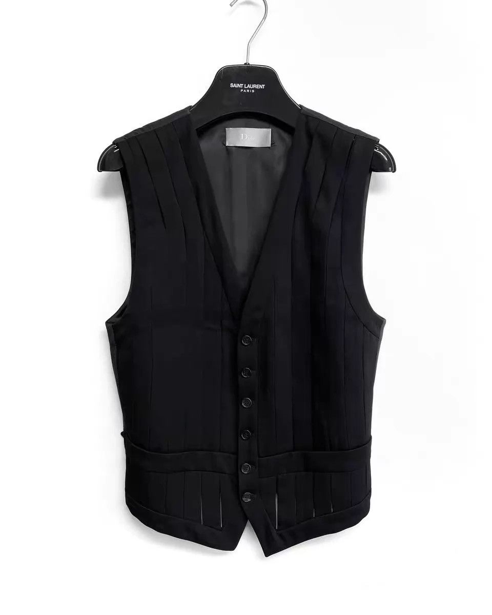 Dior Dior Homme 08AW Cut-out Vest 44 Size US S / EU 44-46 / 1 - 1 Thumbnail