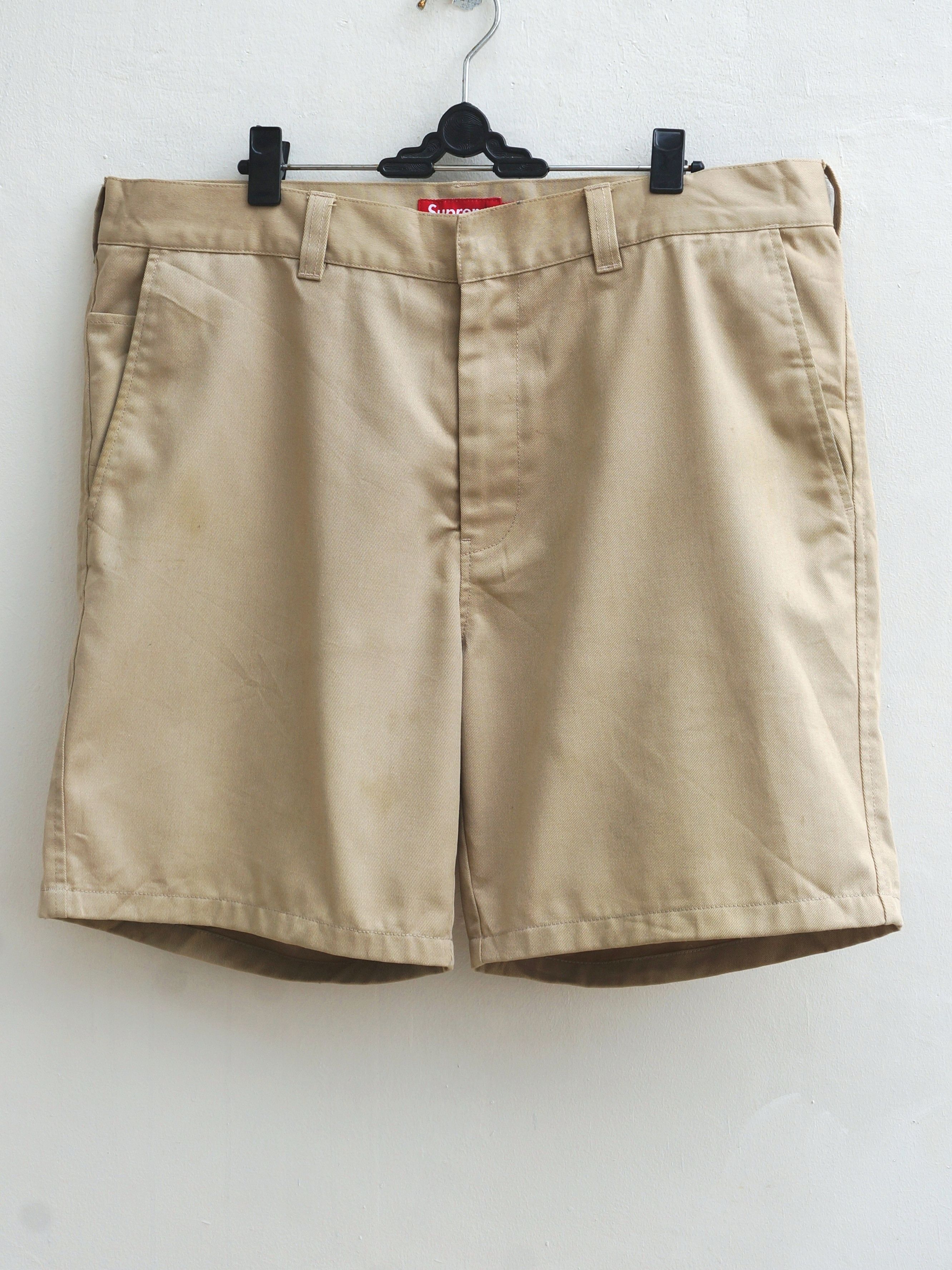 image of Supreme Chino Short in Khaki, Men's (Size 36)