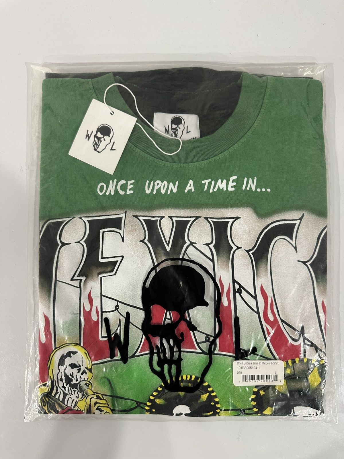 Warren Lotas Warren Lotas Once Upon A Time In Mexico T-Shirt Green Large Size US L / EU 52-54 / 3 - 1 Thumbnail