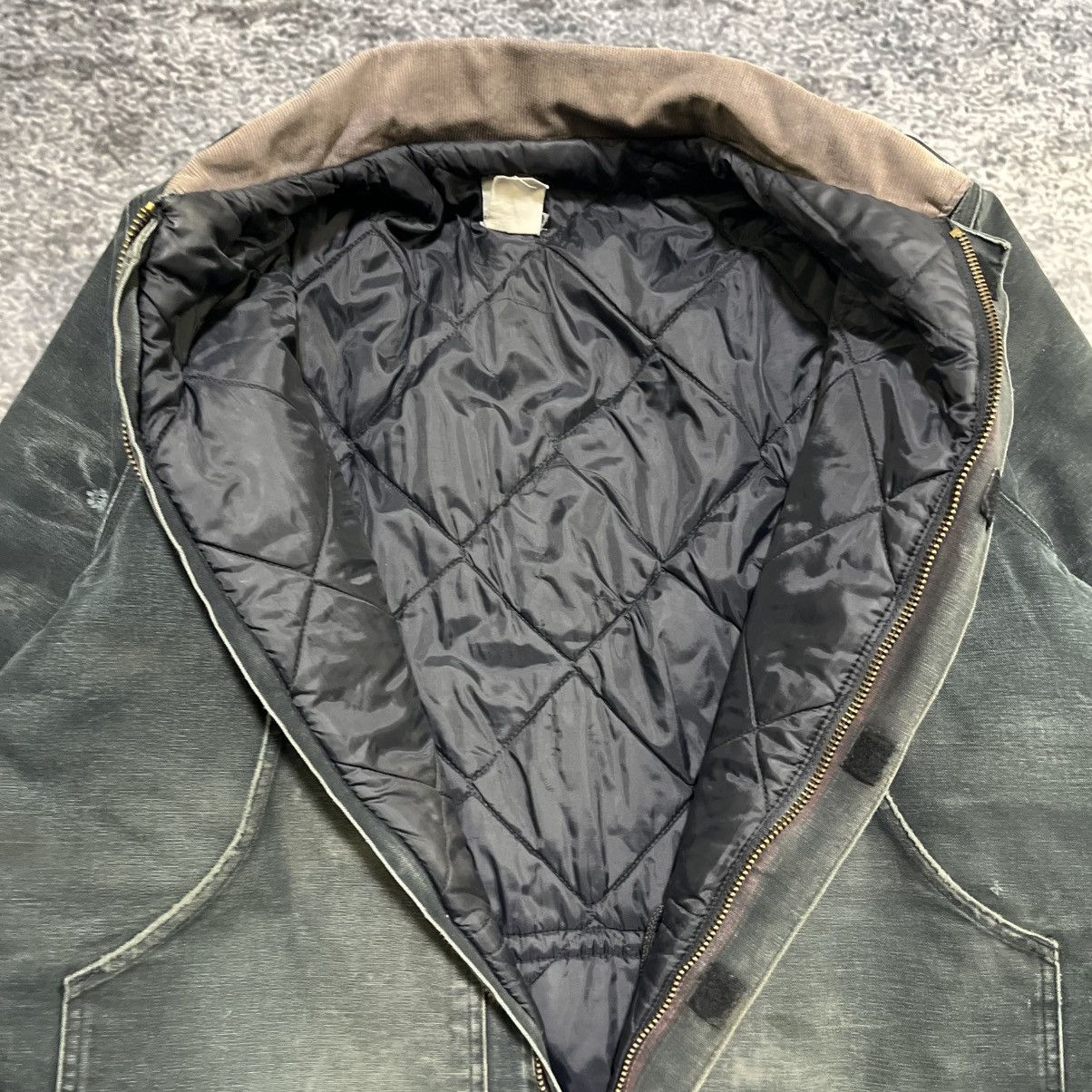Carhartt VINTAGE CARHARTT ARCTIC CHORE COAT DISTRESSED FADE GREEN XXL Size US XXL / EU 58 / 5 - 7 Thumbnail