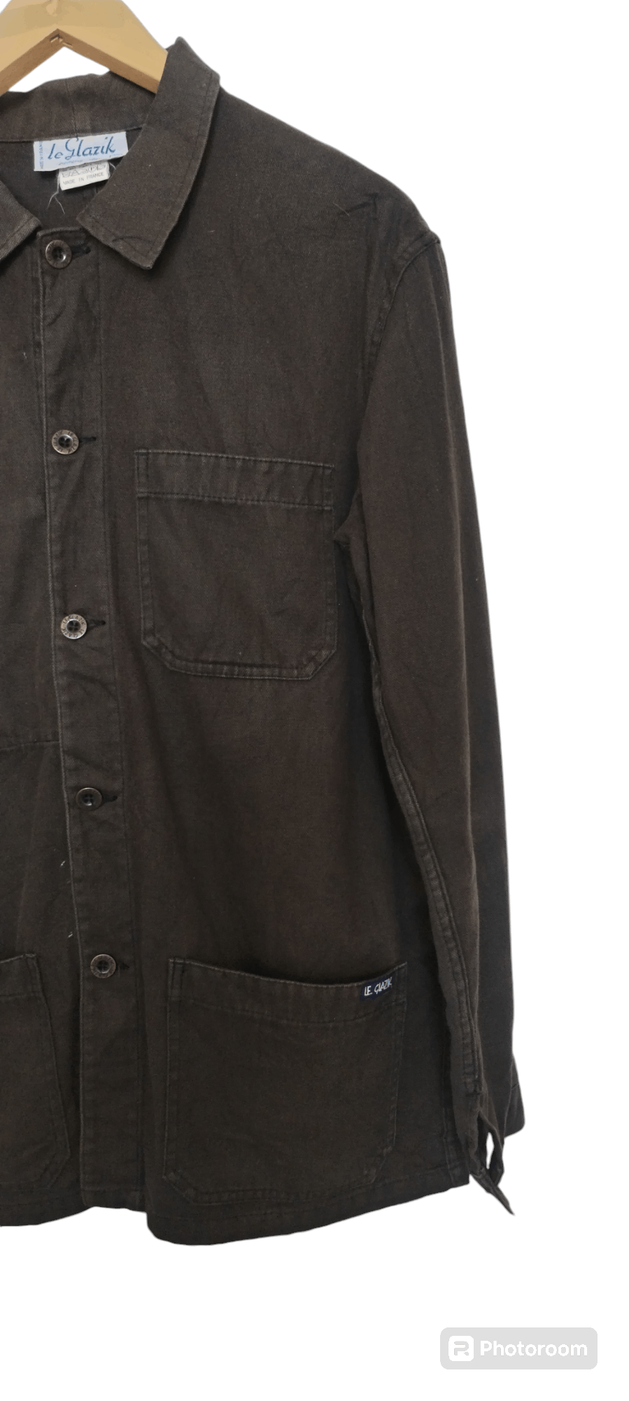 Vintage Vintage Le Grazik Cotton Wool Chore Jacket Made in France Size US M / EU 48-50 / 2 - 3 Thumbnail