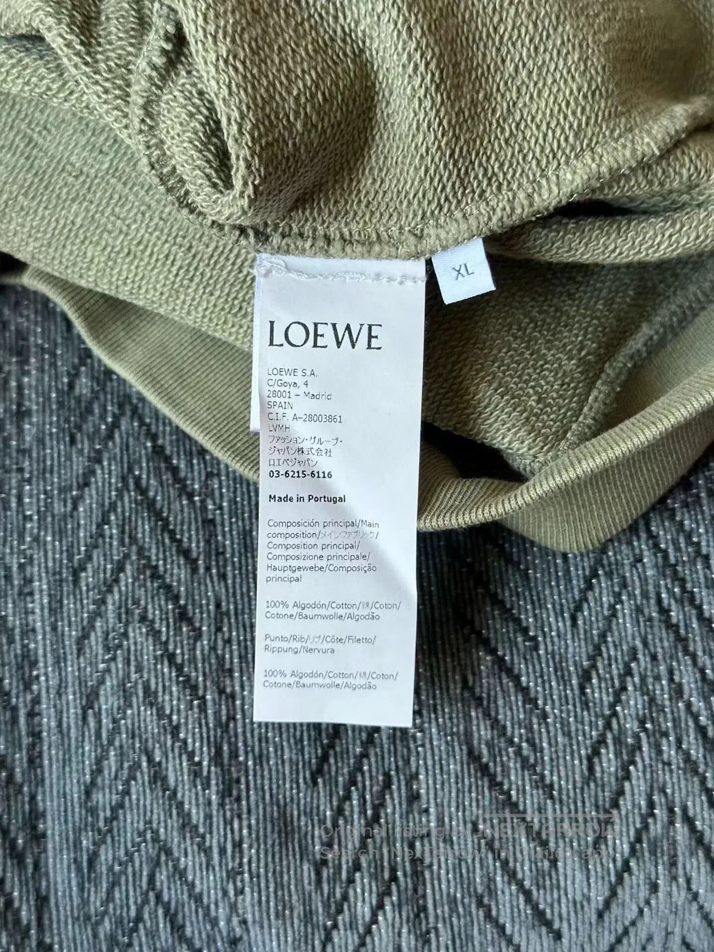 Loewe Loewe Embroidered Sweatshirt. Size US XL / EU 56 / 4 - 3 Thumbnail