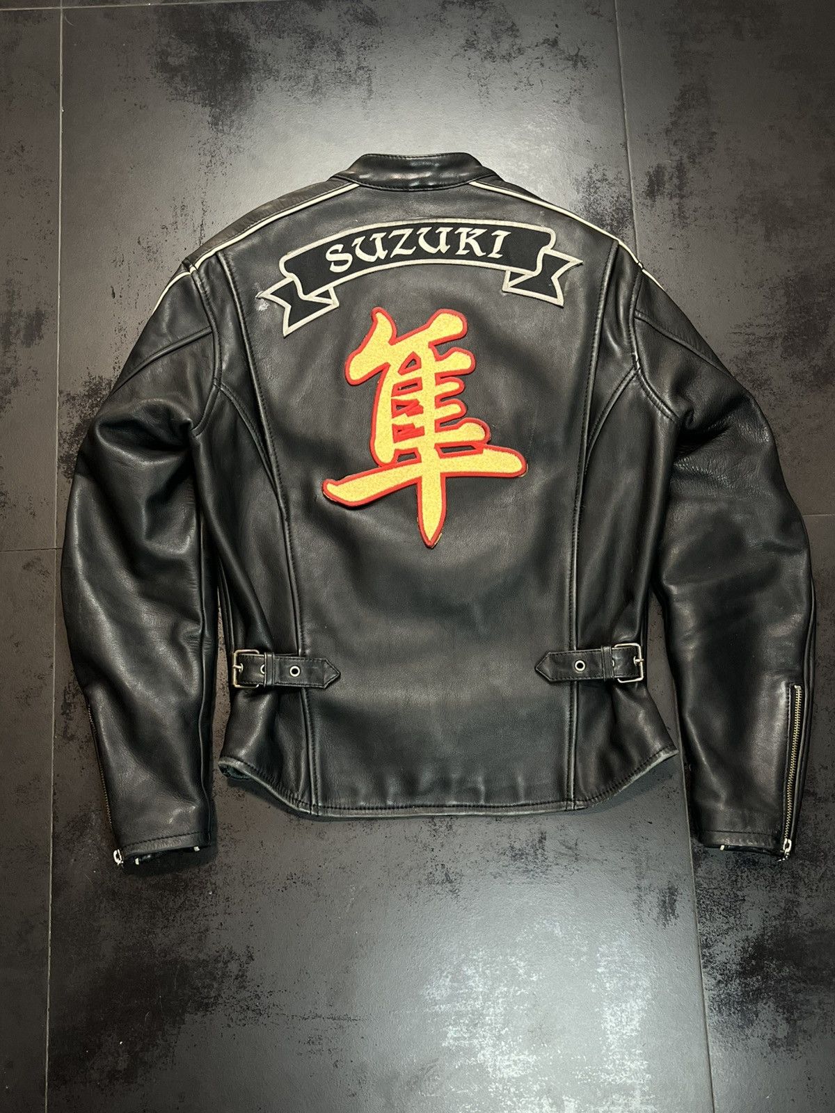1of1 Kadoya custom suzuki hayabusa leather jacket