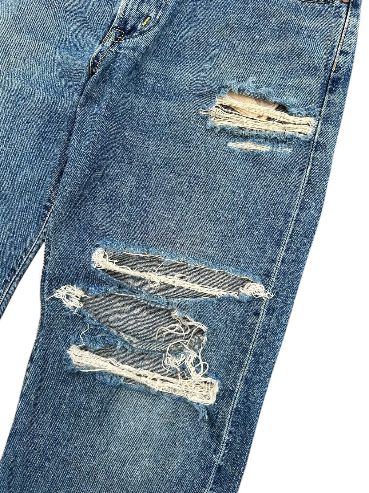 Kapital Vintage Edwin 505X Selvedge Distressed Denim Jeans Size US 32 / EU 48 - 8 Thumbnail