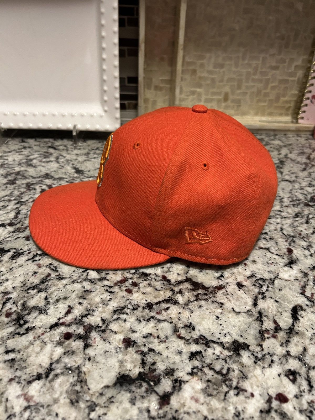 New Era Boston RedSoxs New Era Hat Orange Size ONE SIZE - 3 Thumbnail