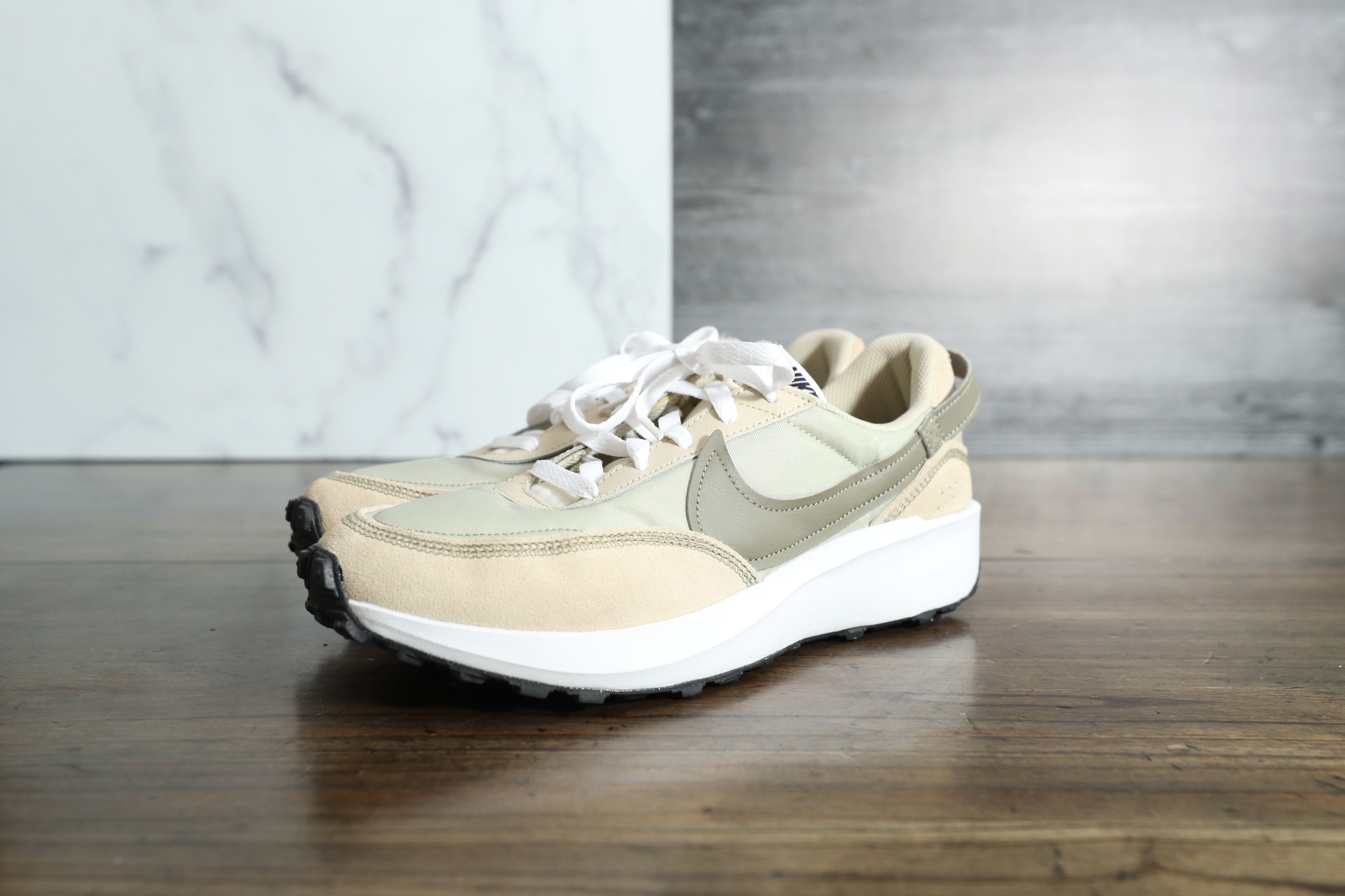 Nike Nike Waffle Debut 'Light Stone Matte Olive' Size US 9.5 / EU 42-43 - 4 Thumbnail