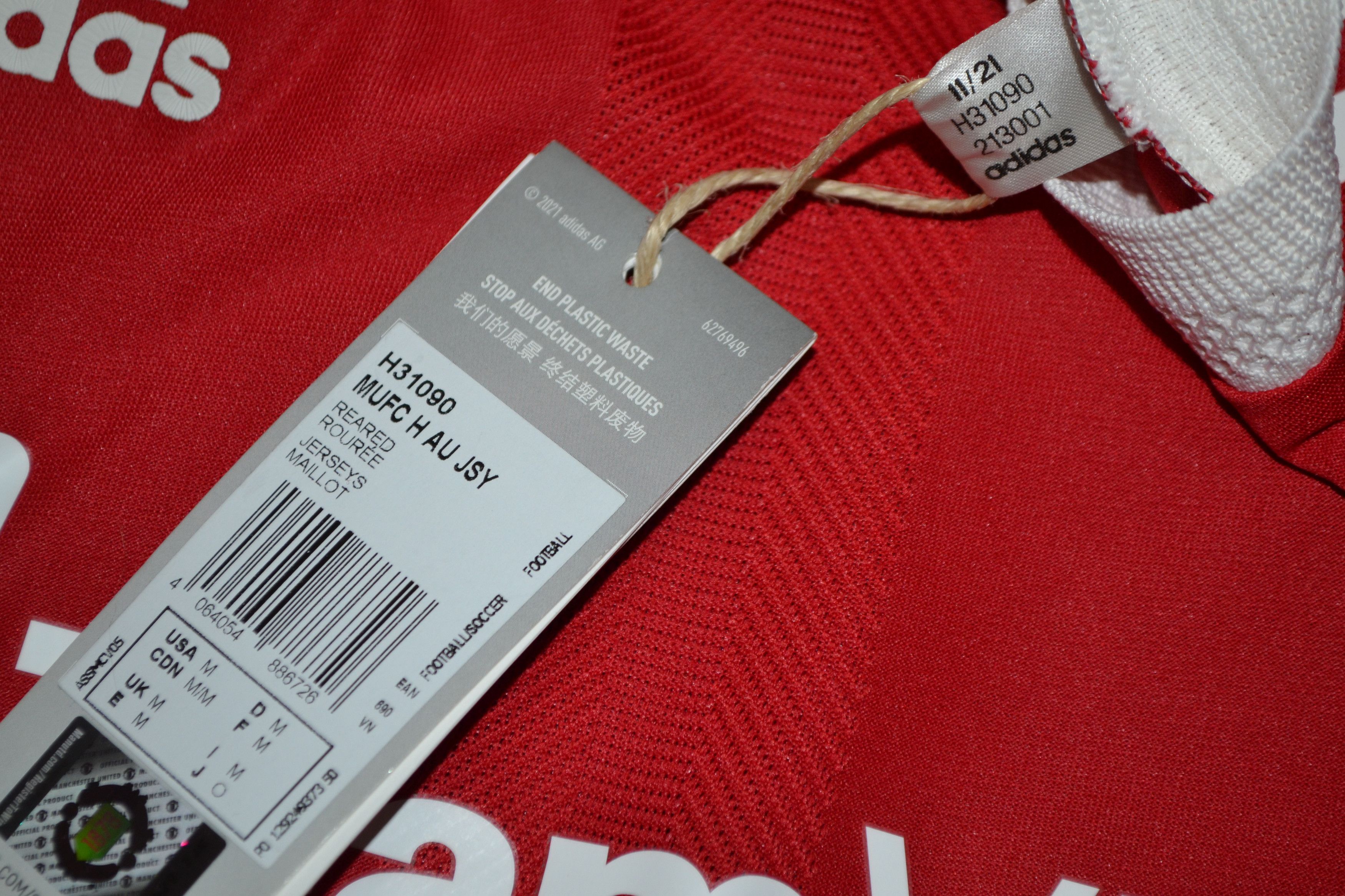 Adidas AUTHENTIC Ronaldo Manchester United Shirt 2021 2022 Jersey Size US M / EU 48-50 / 2 - 5 Thumbnail