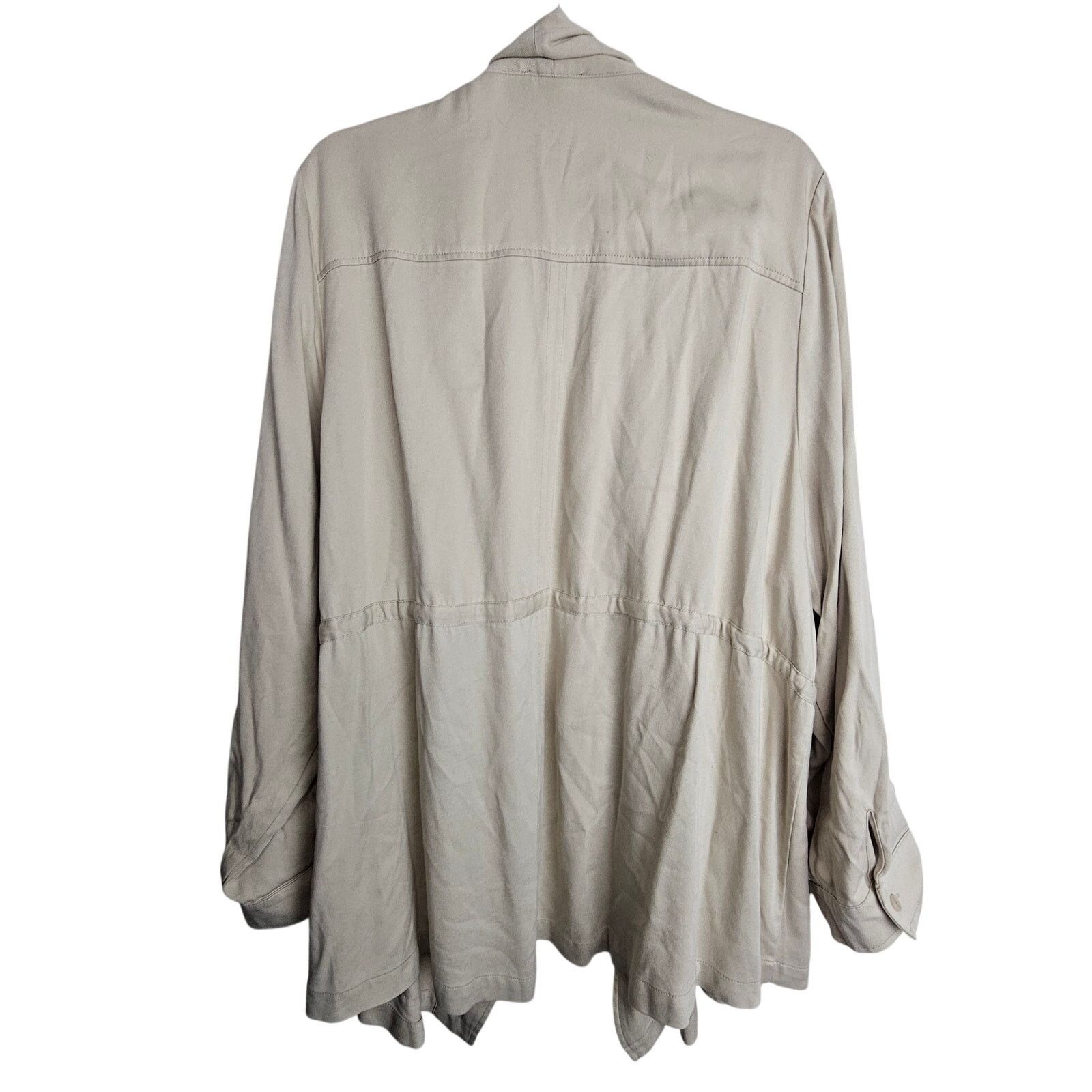 Corridor Torrid Womens Jacket Drape Front Drawstring Anorak Size 3X Size 3XL / US 20-22 - 11 Thumbnail