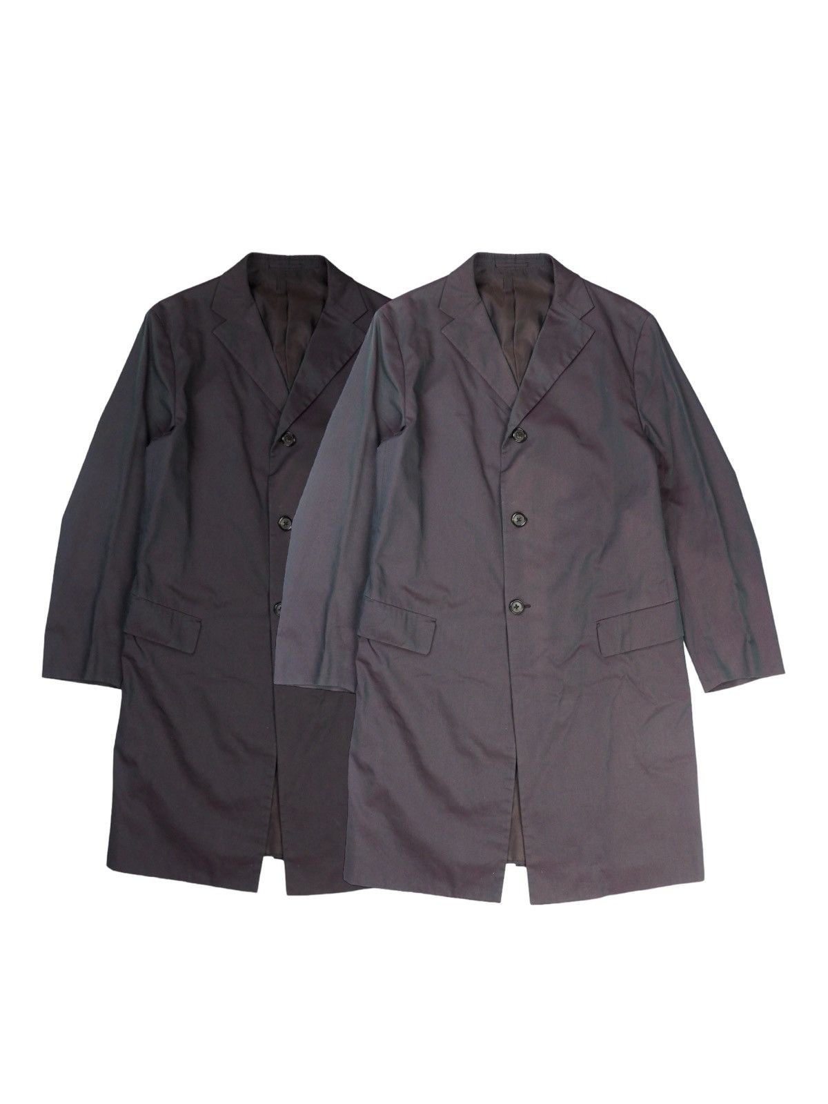 Jil Sander × Raf Simons Dark Violet Sequin Tailored Made Long Black Coat Size US M / EU 48-50 / 2 - 11 Thumbnail