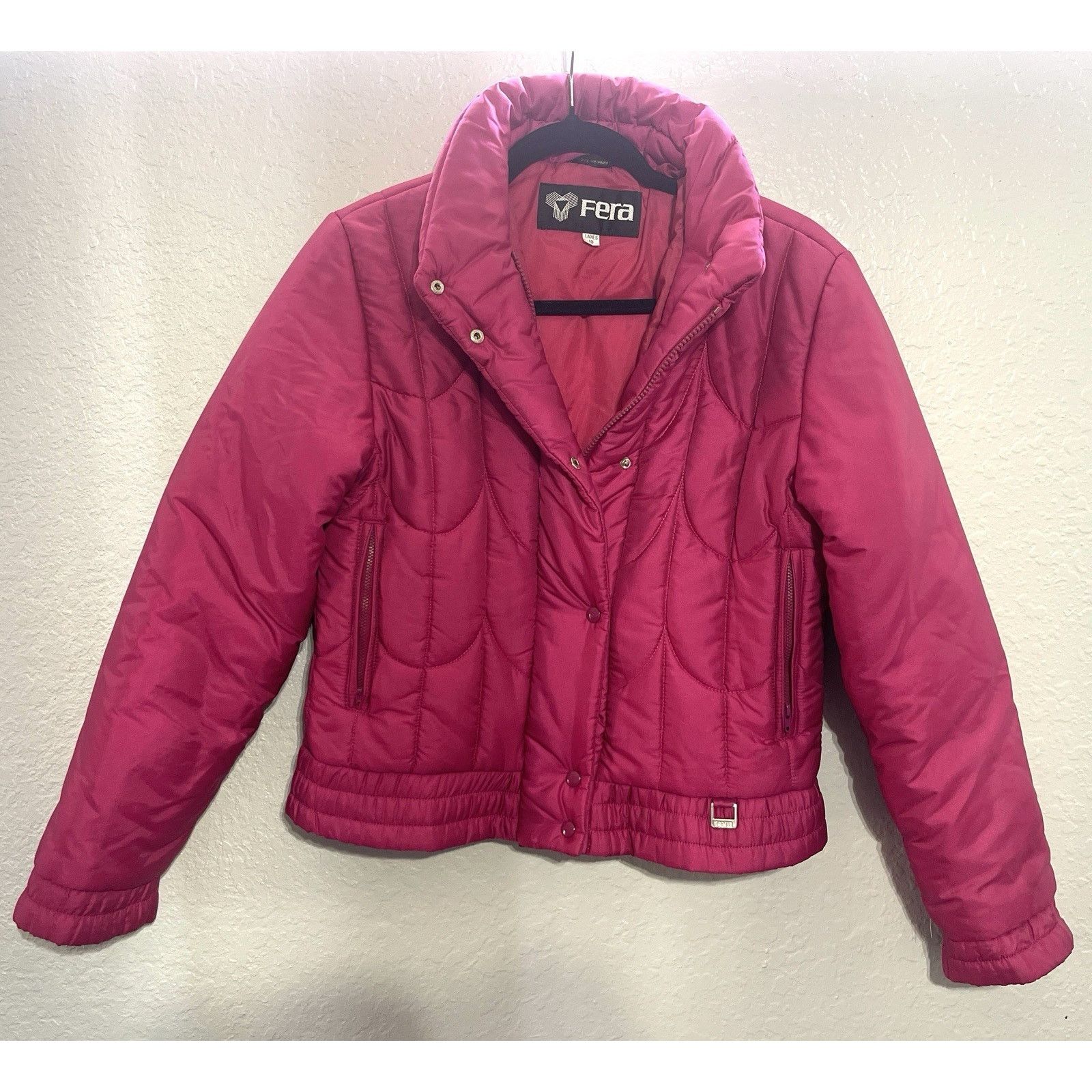 Fera FERA Ladies Ski Pink Jacket Size 10 Size L / US 10 / IT 46 - 1 Thumbnail