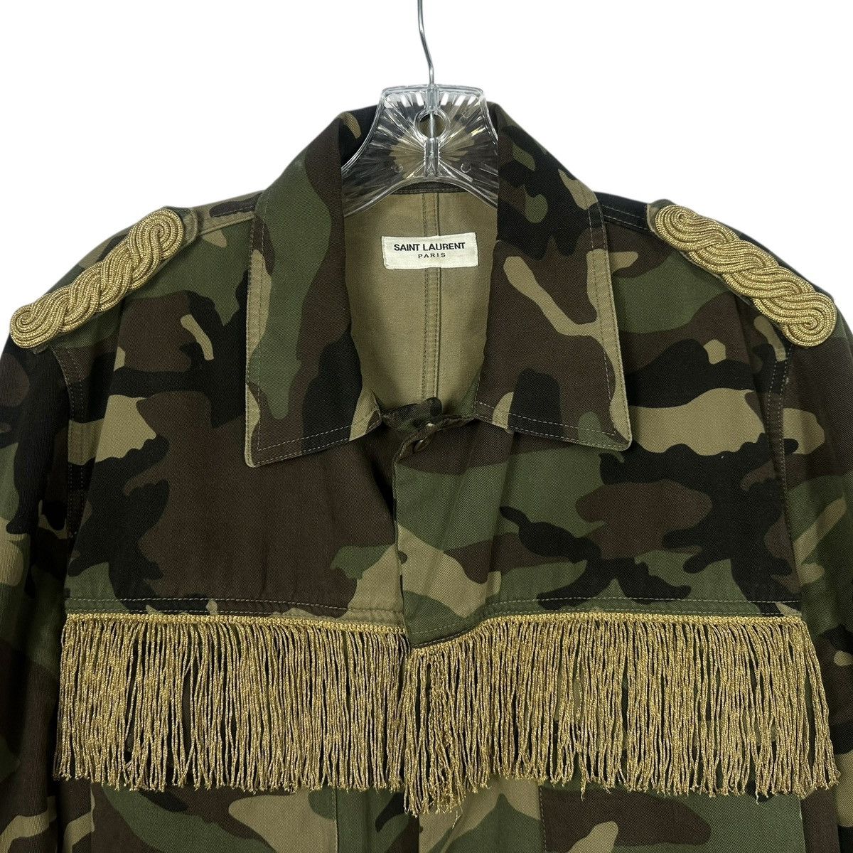 Saint Laurent Paris Camo Military Jacket Size US L / EU 52-54 / 3 - 3 Thumbnail