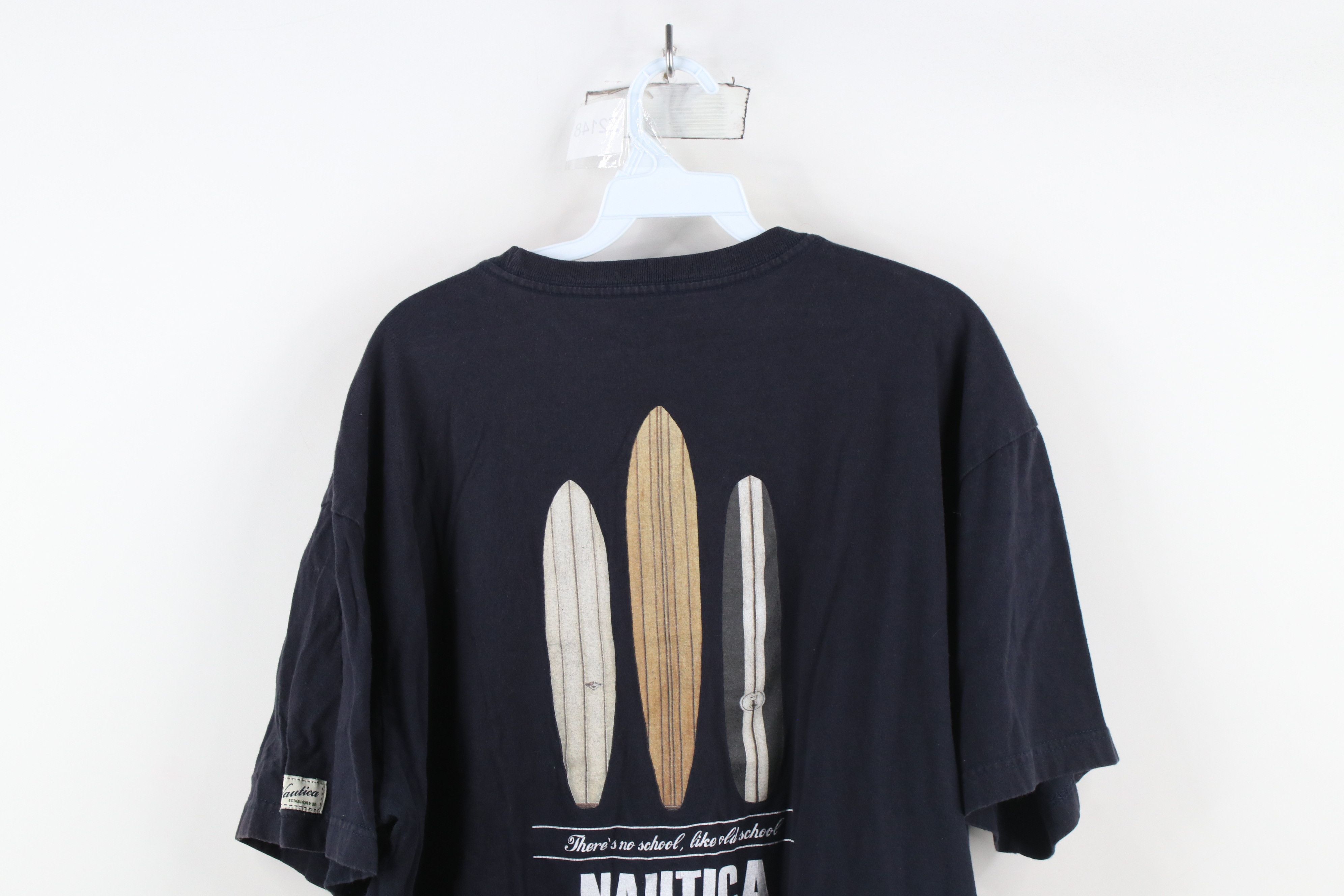 Nautica × Vintage Vintage Y2K Nautica Out Surfing Surfboard Pocket T-Shirt Size US XL / EU 56 / 4 - 10 Thumbnail