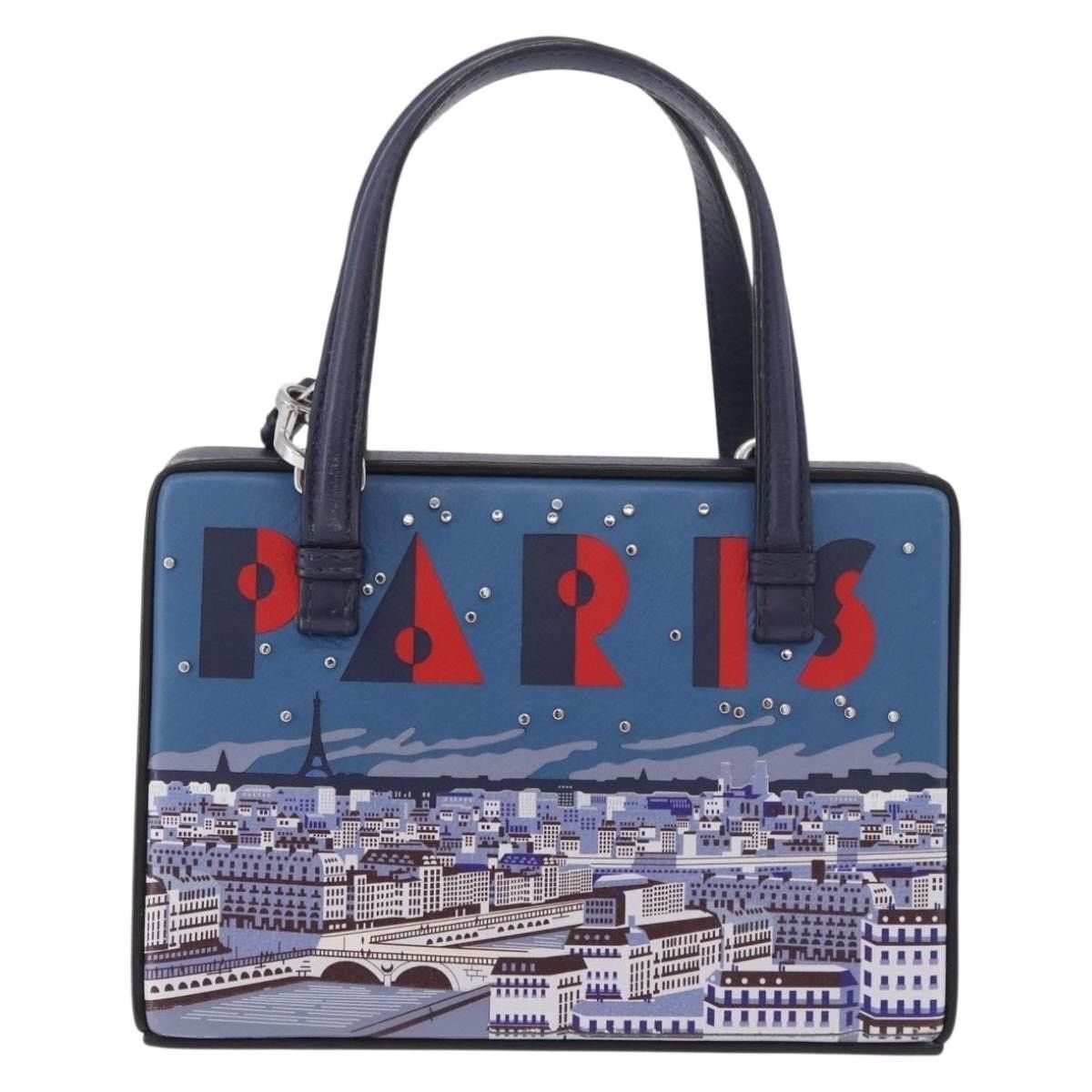 Loewe Loewe Classic Calfskin Puzzle Handbag Blue Size ONE SIZE - 1 Thumbnail