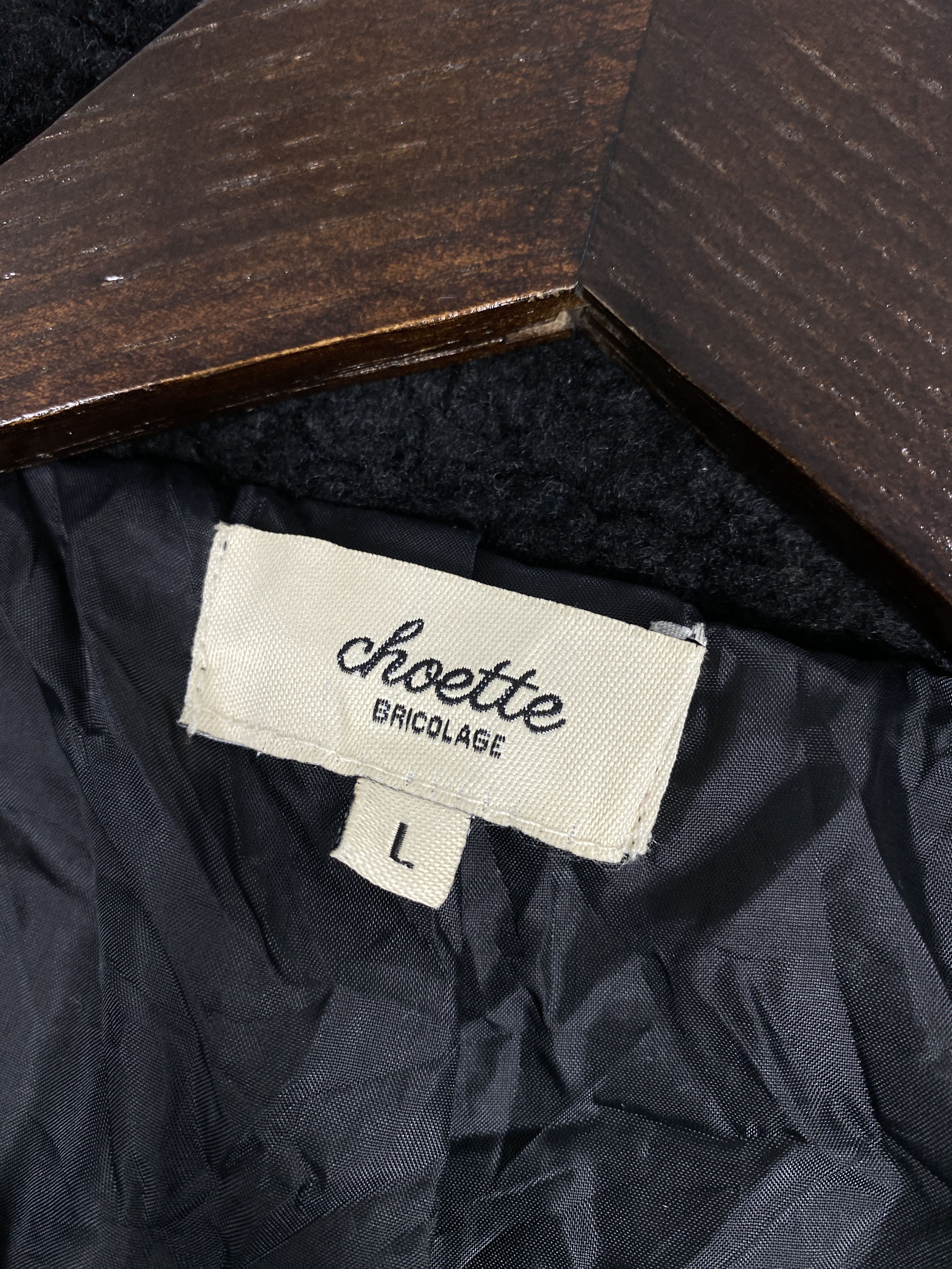 Japanese Brand Vintage Choette Bricolage Zip Up Sherpa Jacket Size US L / EU 52-54 / 3 - 9 Thumbnail